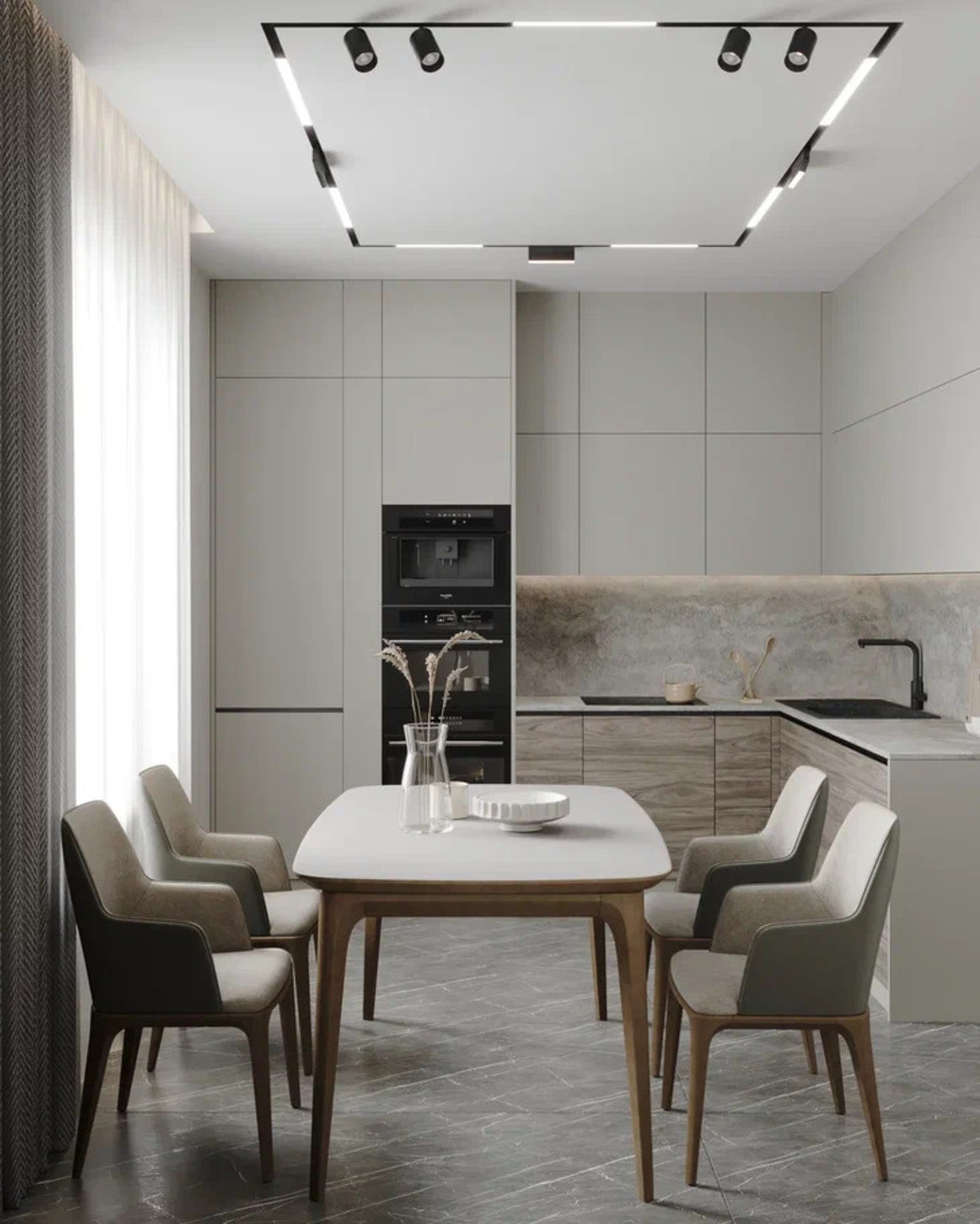 Дизайн-проект квартиры в ЖК «NewПитер» в стиле современный минимализм