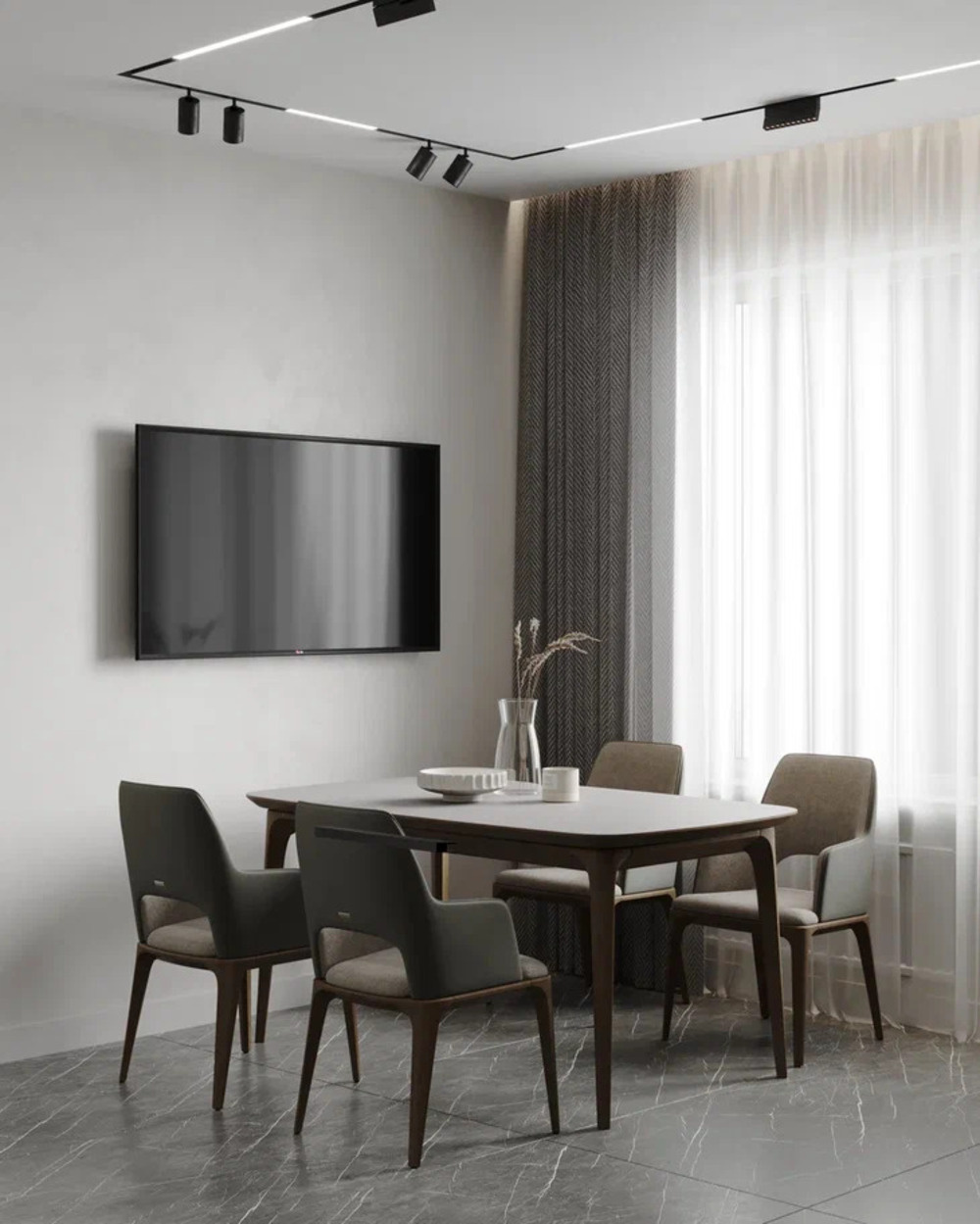 Дизайн-проект квартиры в ЖК «NewПитер» в стиле современный минимализм