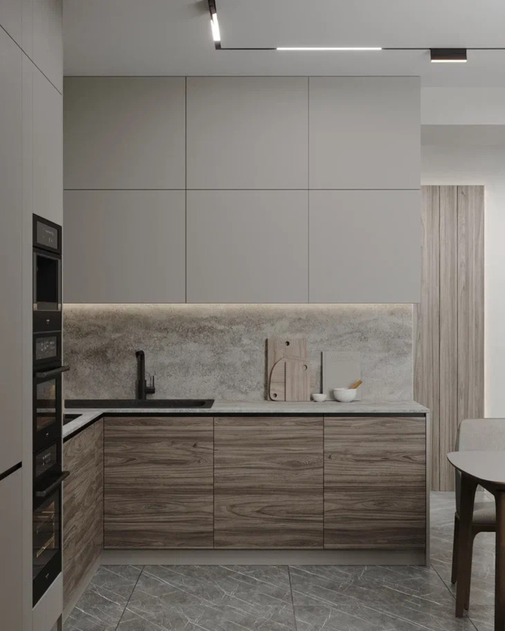 Дизайн-проект квартиры в ЖК «NewПитер» в стиле современный минимализм