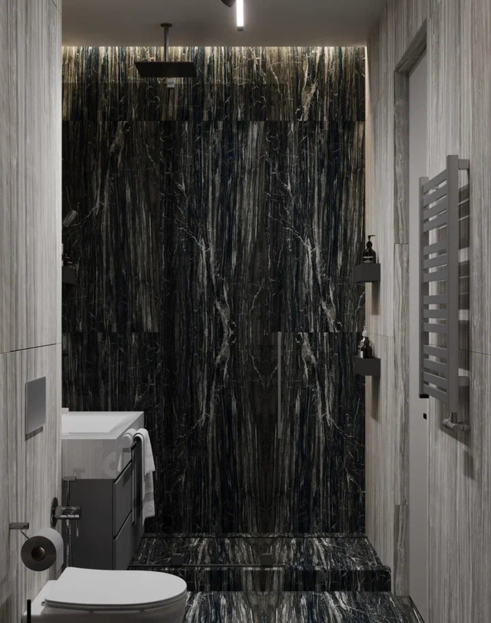 Дизайн-проект квартиры в ЖК «NewПитер» в стиле современный минимализм