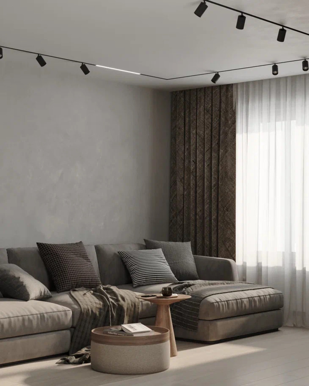 Обложка проекта: Дизайн-проект квартиры в ЖК «NewПитер» в стиле современный минимализм