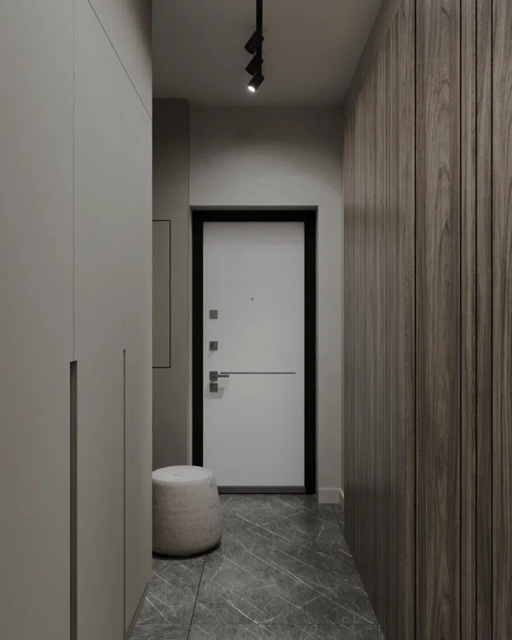 Дизайн-проект квартиры в ЖК «NewПитер» в стиле современный минимализм