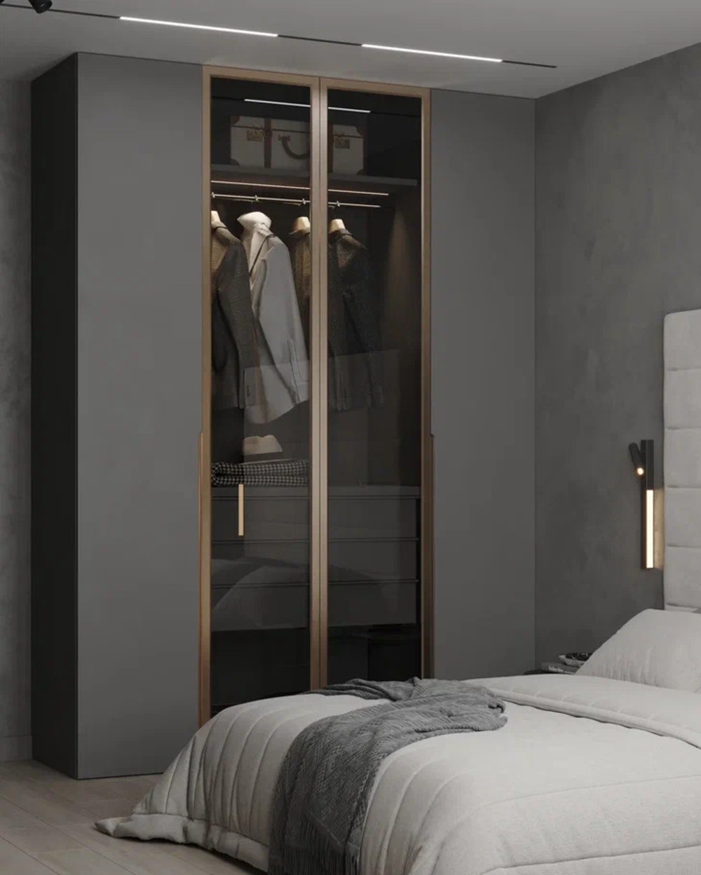 Дизайн-проект квартиры в ЖК «NewПитер» в стиле современный минимализм