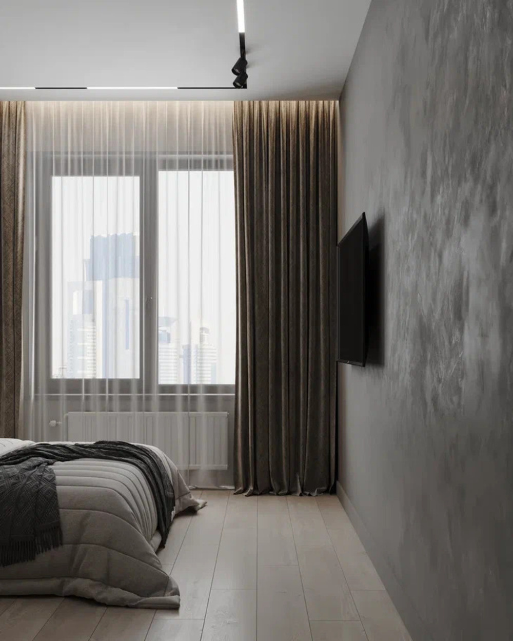 Дизайн-проект квартиры в ЖК «NewПитер» в стиле современный минимализм