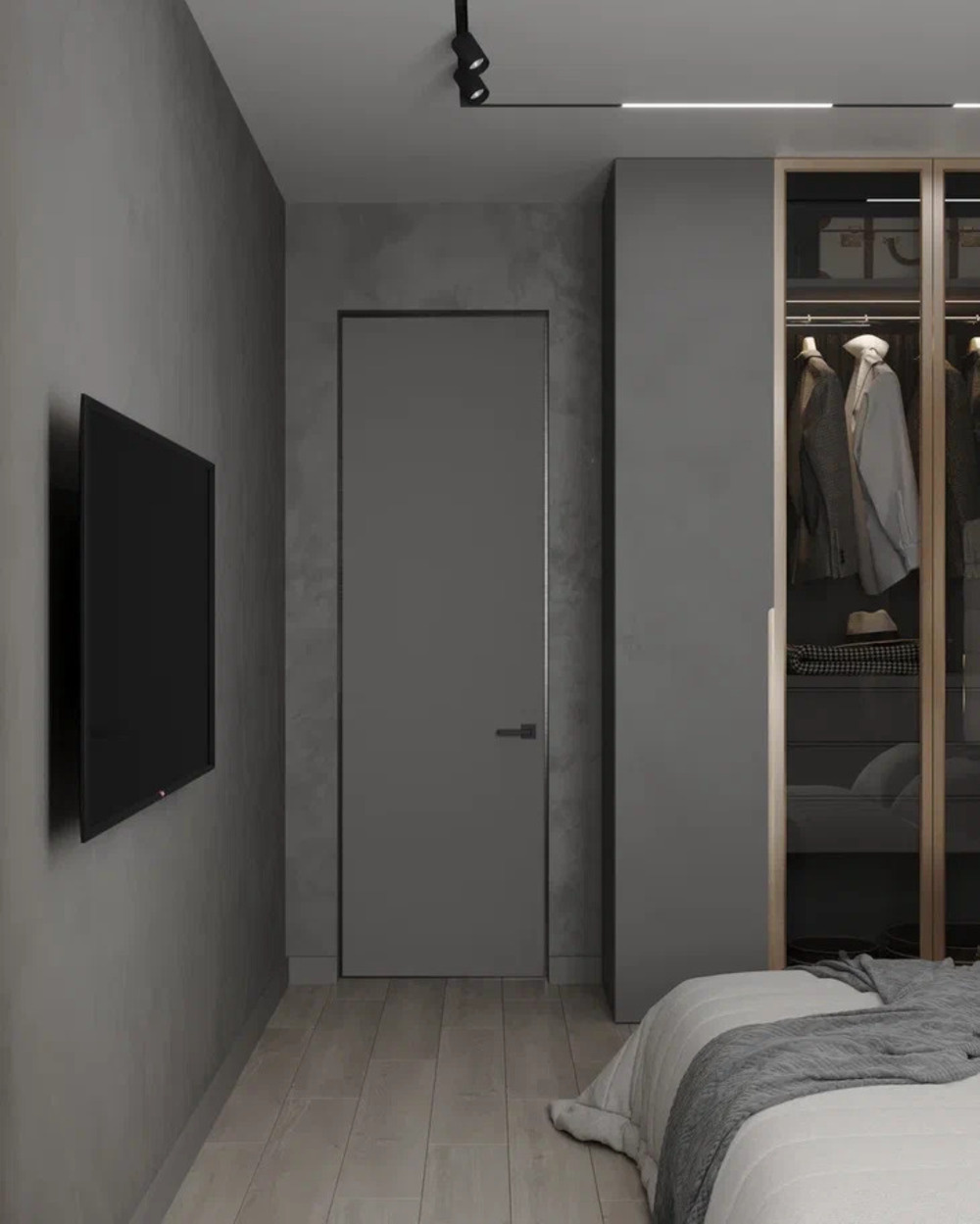 Дизайн-проект квартиры в ЖК «NewПитер» в стиле современный минимализм