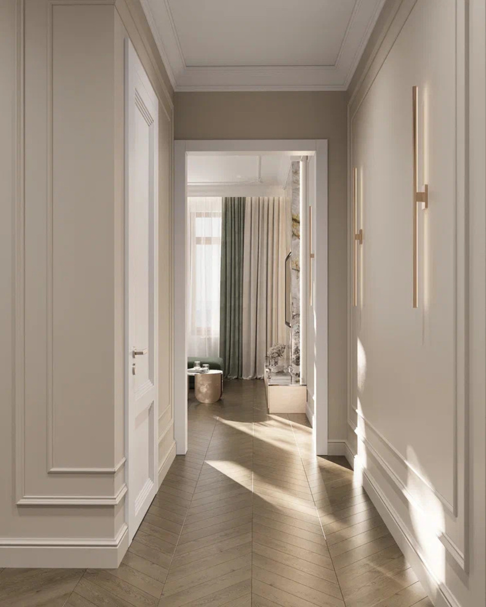 Дизайн-проект квартиры в ЖК «Шведская Крона» в неоклассическом стиле