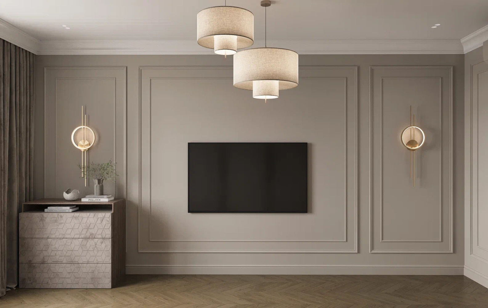 Дизайн-проект квартиры в ЖК «Шведская Крона» в неоклассическом стиле