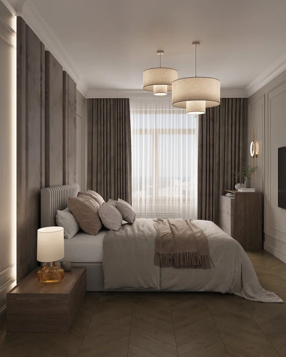 Дизайн-проект квартиры в ЖК «Шведская Крона» в неоклассическом стиле