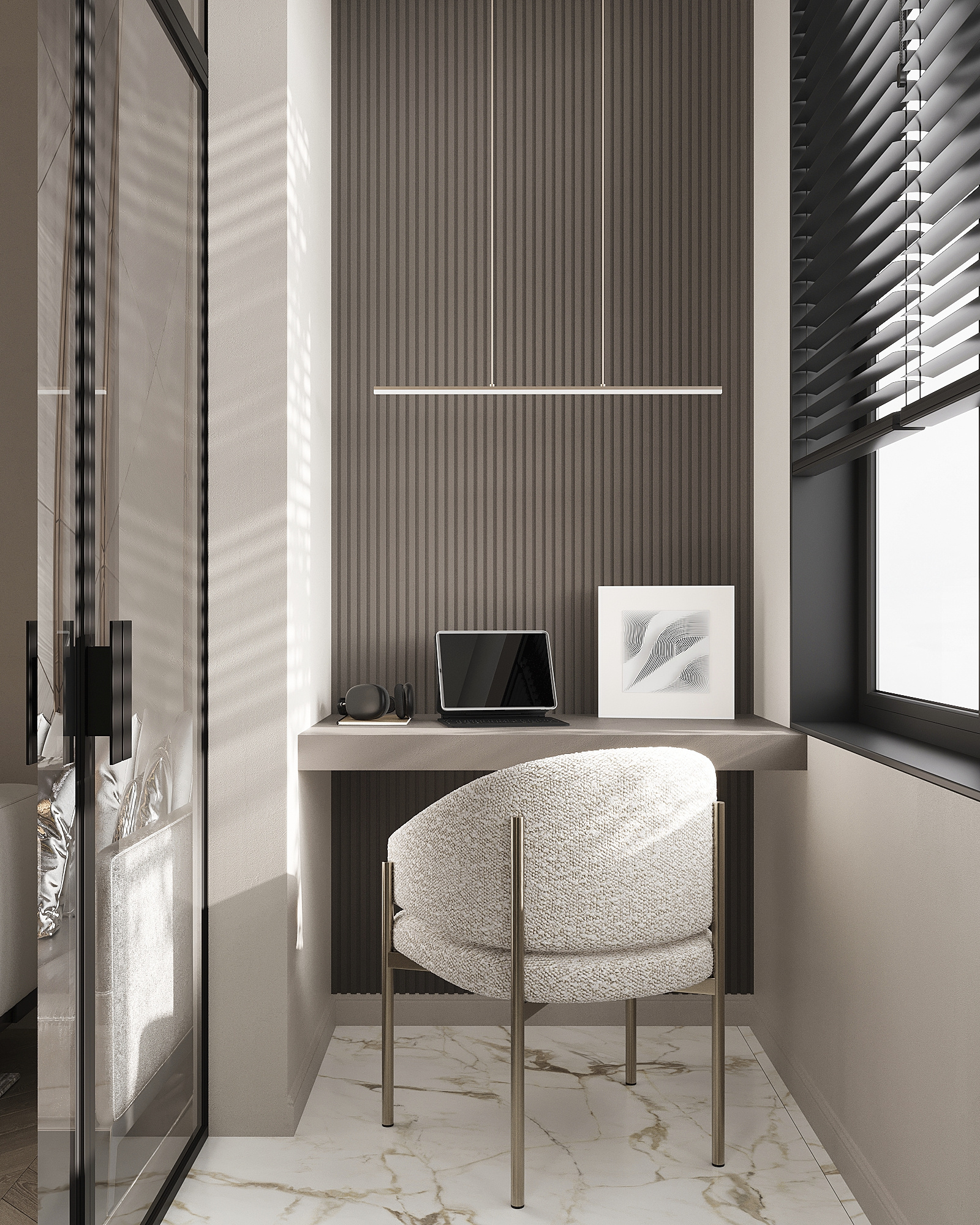 Дизайн-проект квартиры в ЖК «Событие» в современном стиле с элементами ар-деко