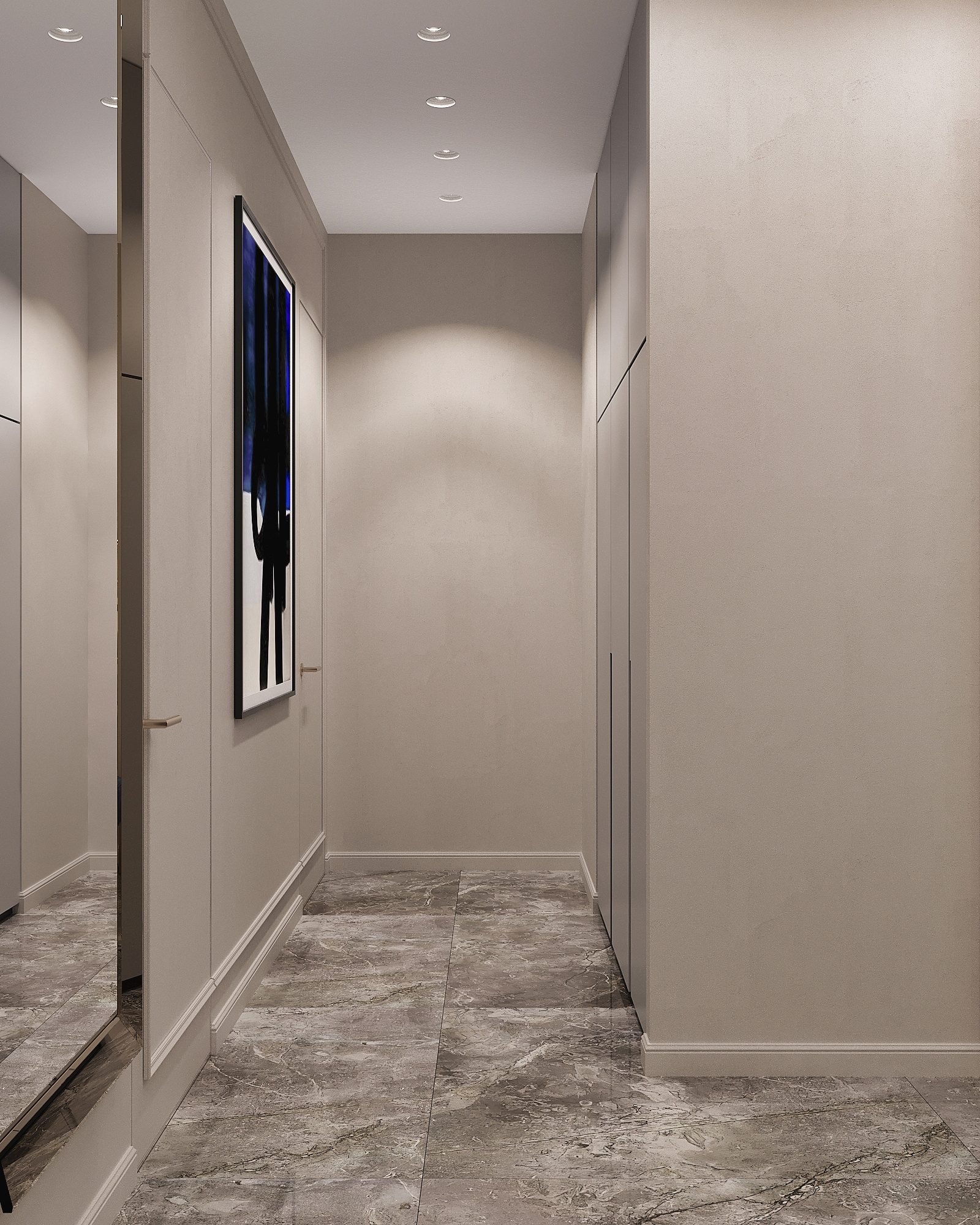 Дизайн-проект квартиры в ЖК «Событие» в современном стиле с элементами ар-деко