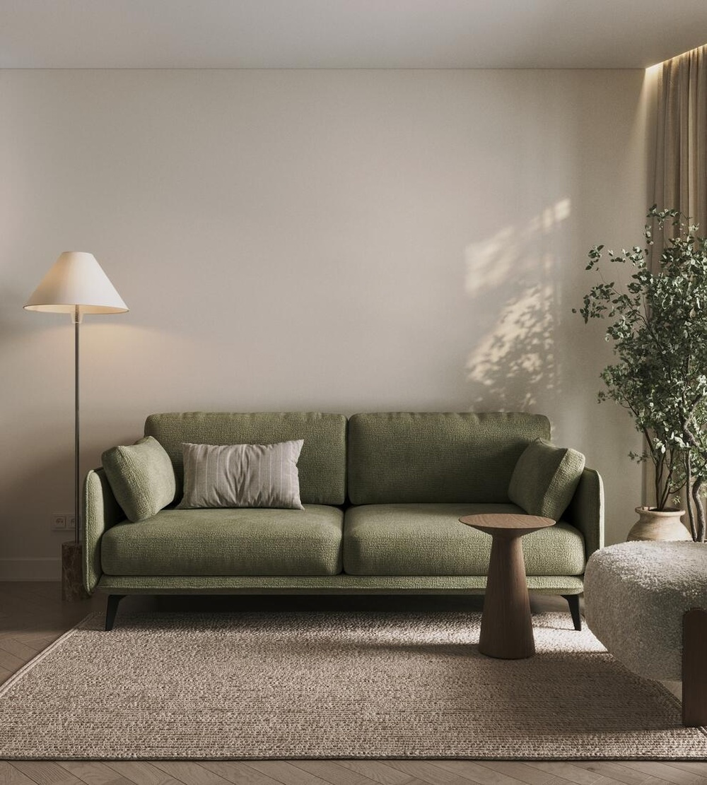 Обложка проекта: Дизайн интерьера в ЖК «Лермонтовский 54» в стиле джапанди