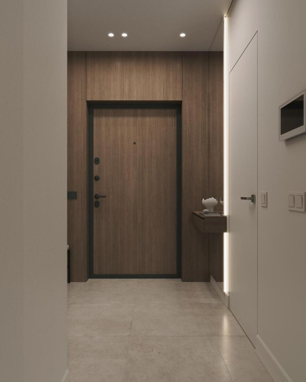 Дизайн интерьера в ЖК «Лермонтовский 54» в стиле джапанди