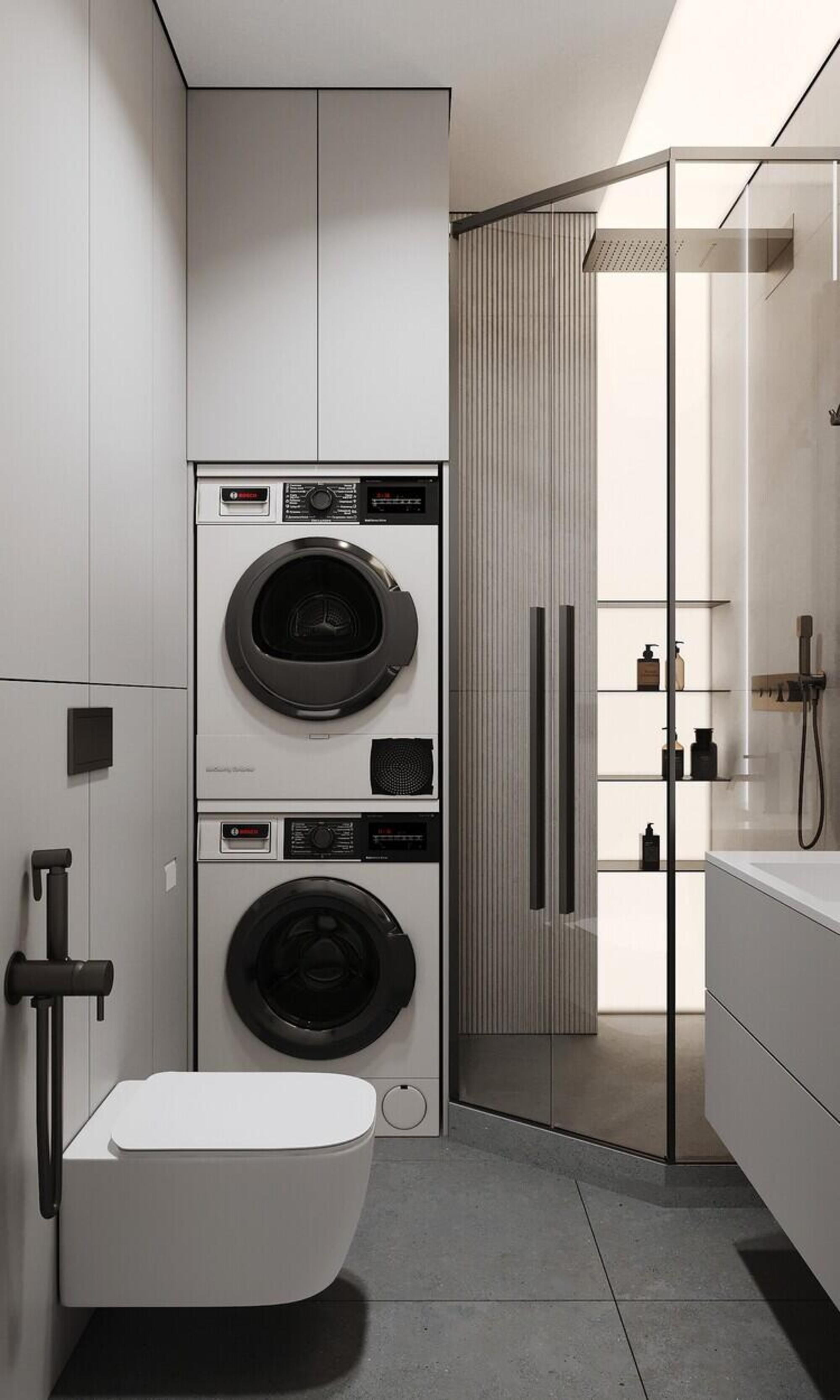 Дизайн-проект квартиры в ЖК «Квартал бизнес-класса Б15» в стиле монохромный минимализм