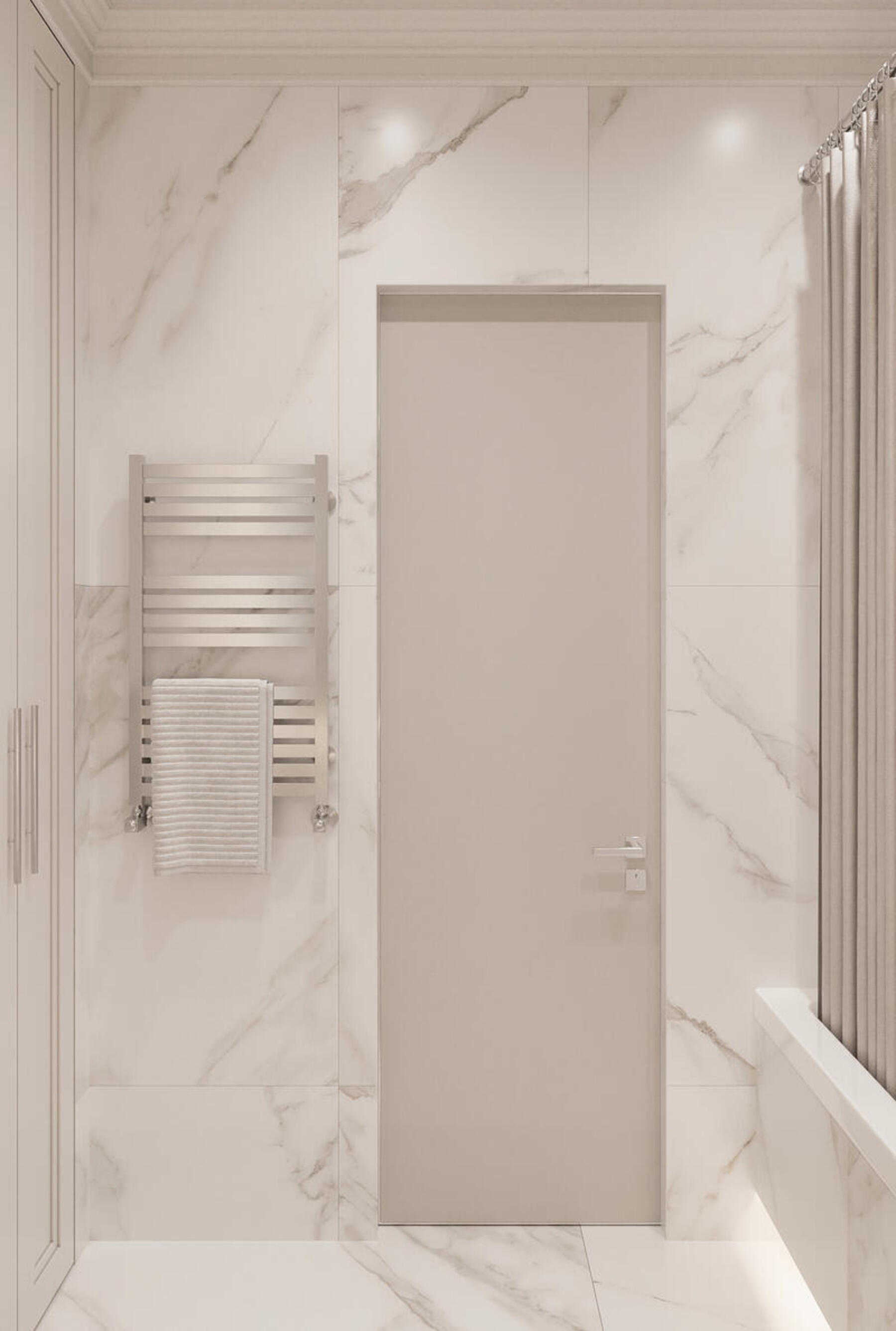 Дизайн интерьера квартиры в ЖК «Shagal» в стиле современная классика