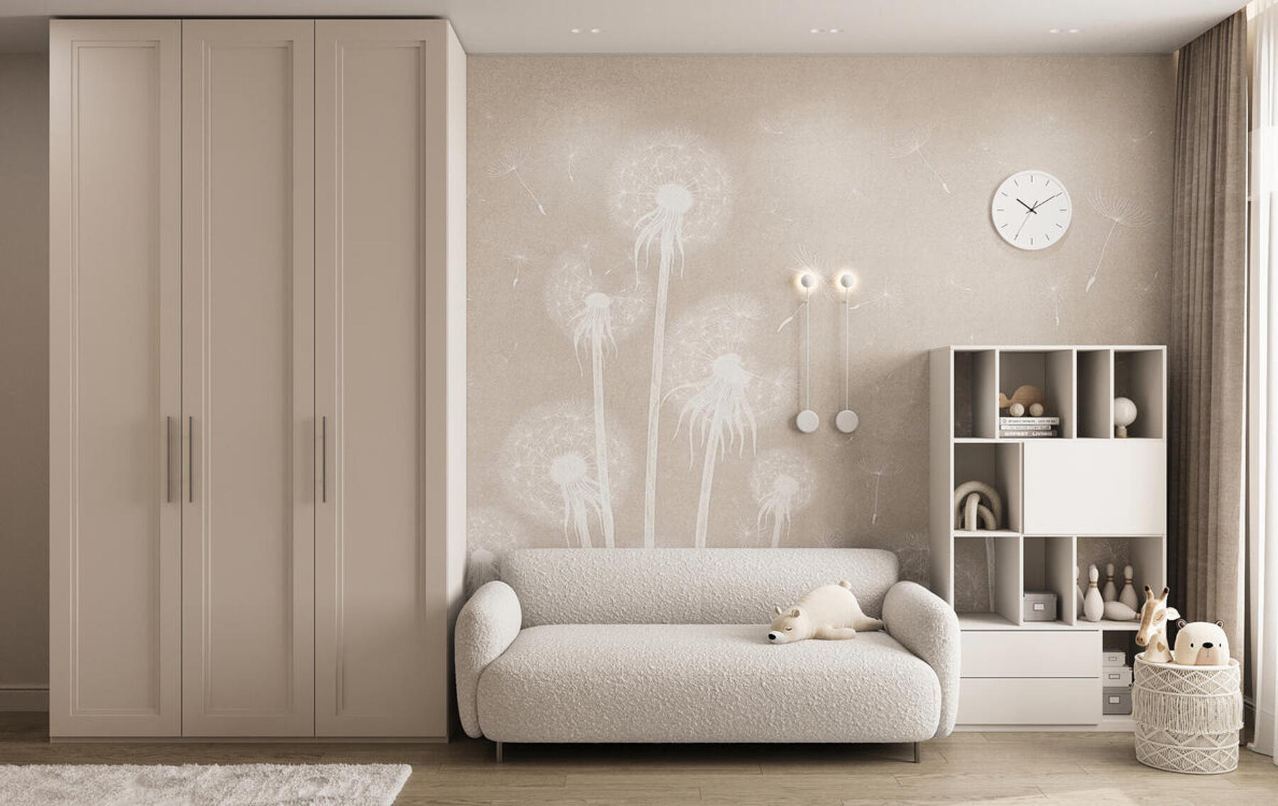 Дизайн интерьера квартиры в ЖК «Shagal» в стиле современная классика