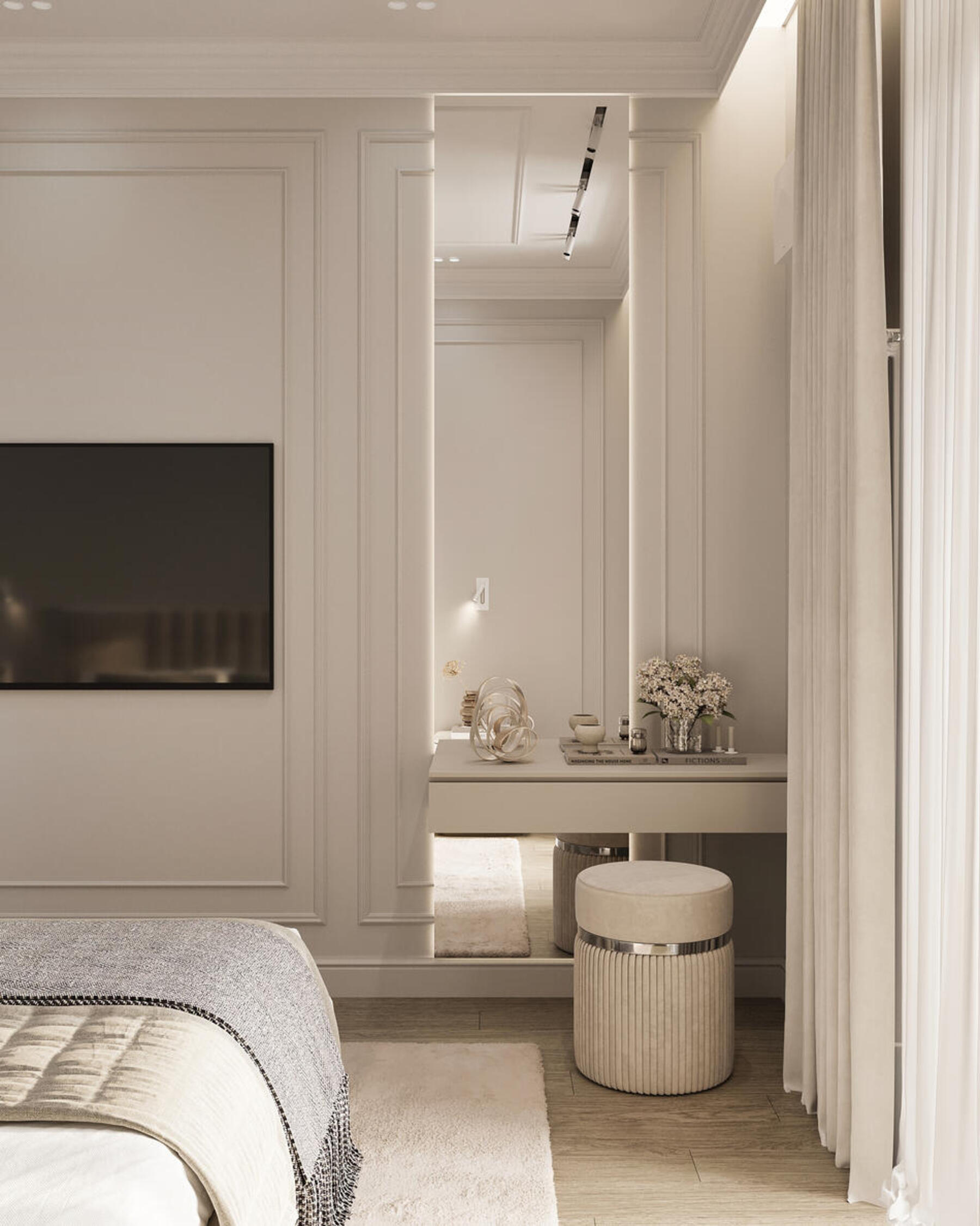 Дизайн интерьера квартиры в ЖК «Shagal» в стиле современная классика