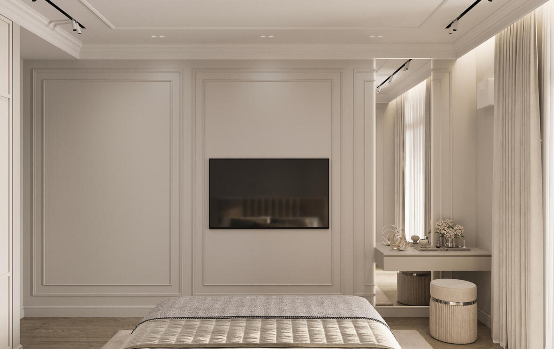 Дизайн интерьера квартиры в ЖК «Shagal» в стиле современная классика