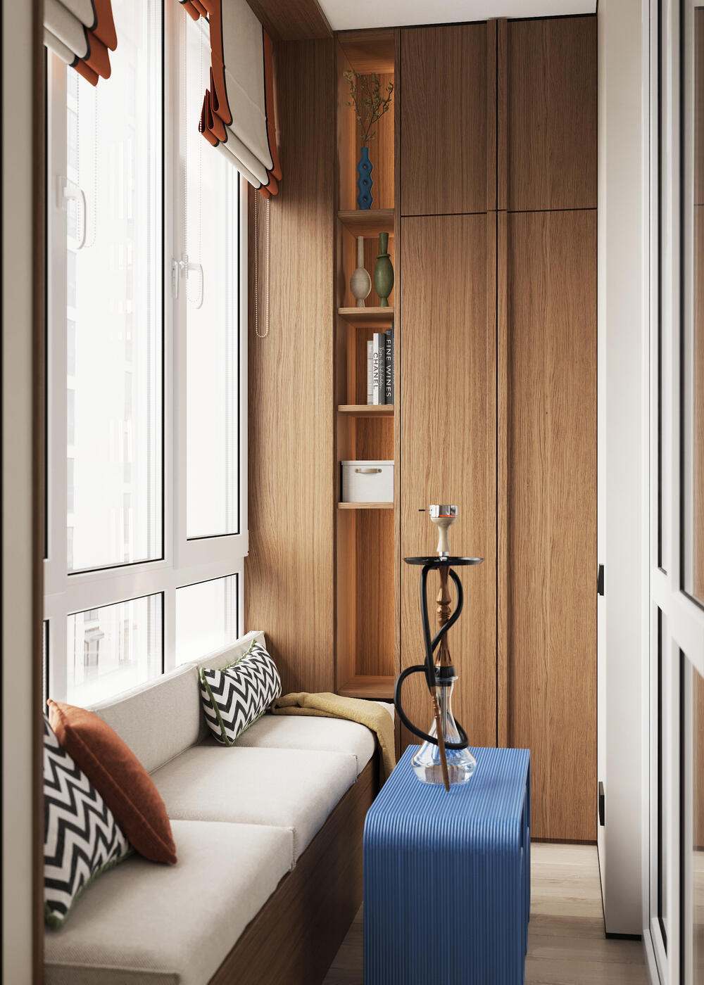 Дизайн-проект квартиры в ЖК «Riviera Club (Ривьера Клаб)» в стиле современный минимализм