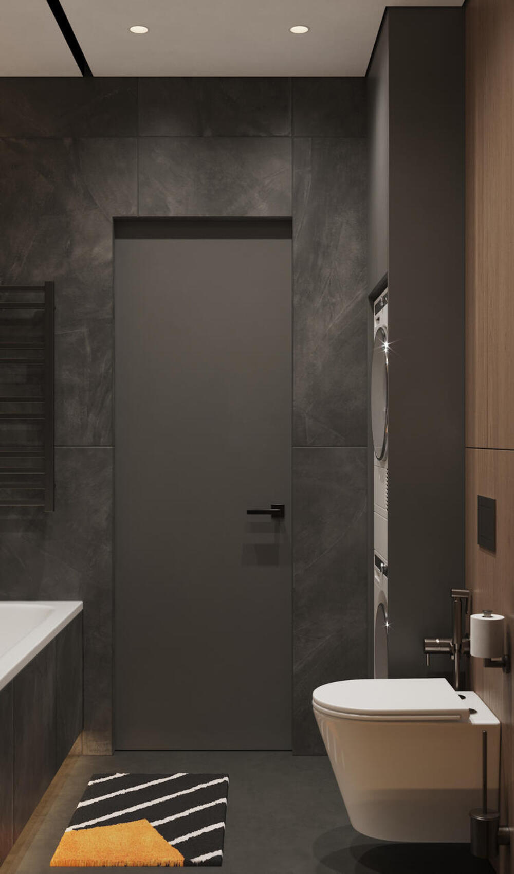 Дизайн-проект квартиры в ЖК «Riviera Club (Ривьера Клаб)» в стиле современный минимализм