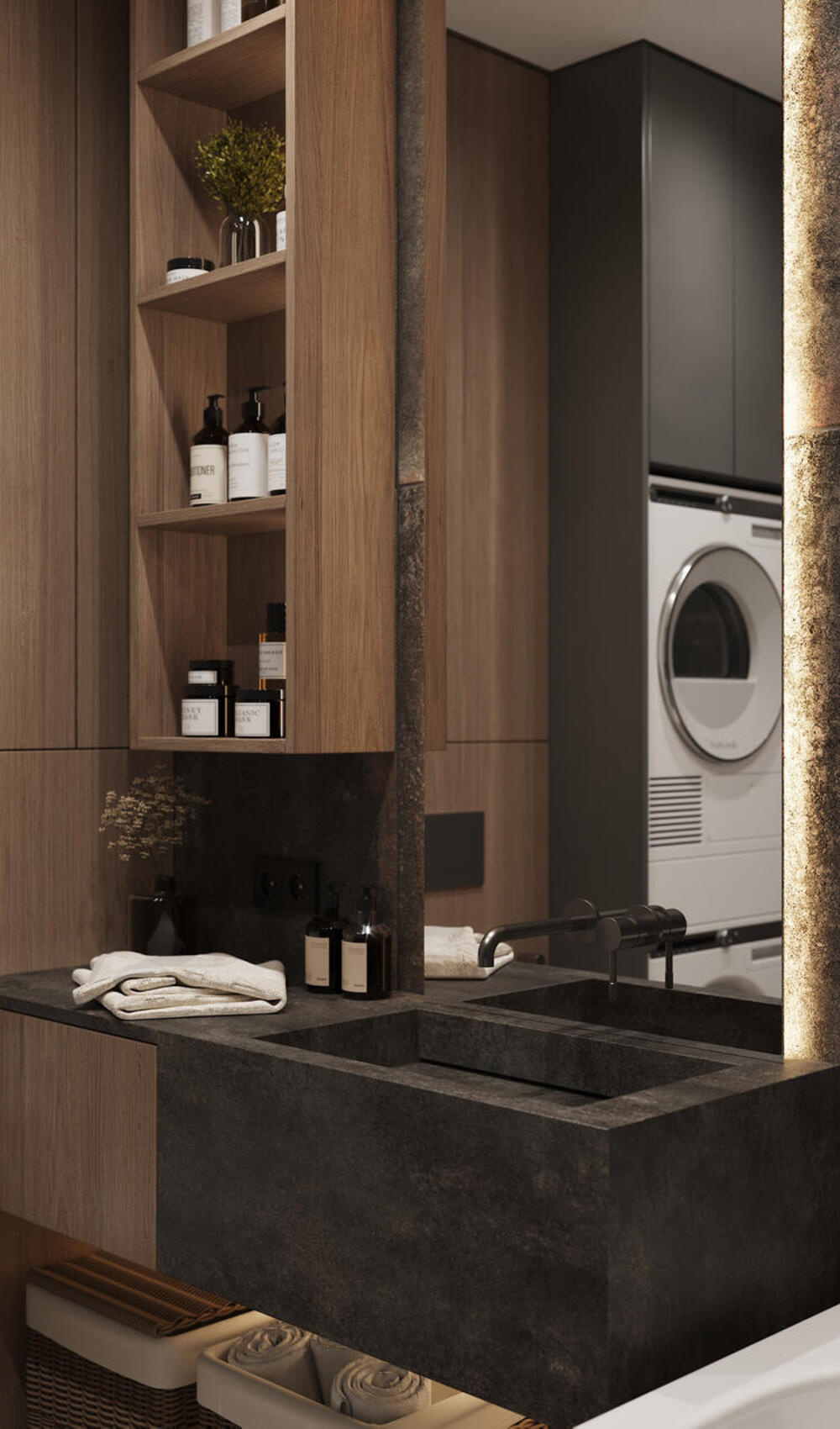 Дизайн-проект квартиры в ЖК «Riviera Club (Ривьера Клаб)» в стиле современный минимализм