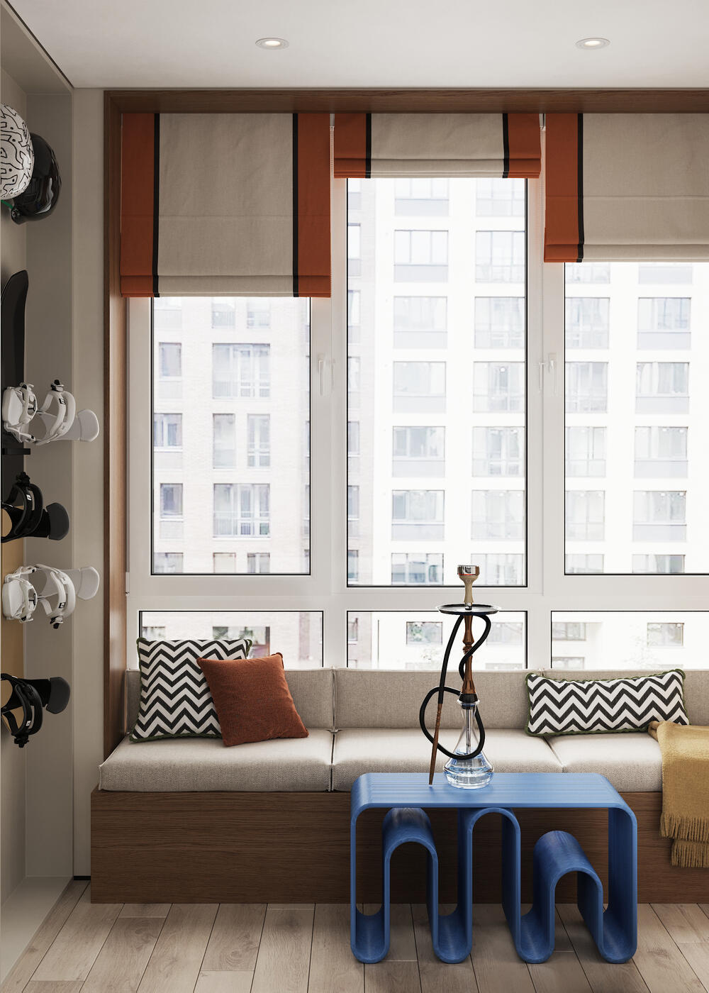 Дизайн-проект квартиры в ЖК «Riviera Club (Ривьера Клаб)» в стиле современный минимализм