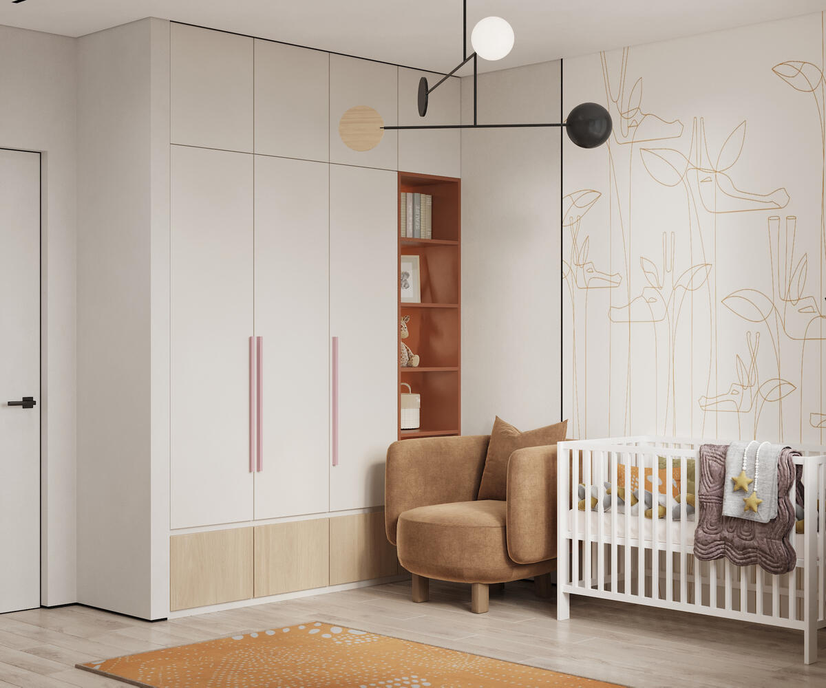 Дизайн-проект квартиры в ЖК «Riviera Club (Ривьера Клаб)» в стиле современный минимализм