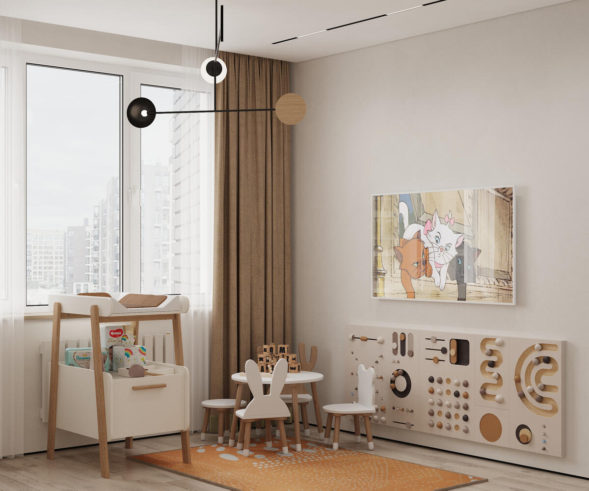 Дизайн-проект квартиры в ЖК «Riviera Club (Ривьера Клаб)» в стиле современный минимализм