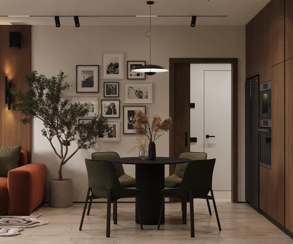 Дизайн-проект квартиры в ЖК «Riviera Club (Ривьера Клаб)» в стиле современный минимализм