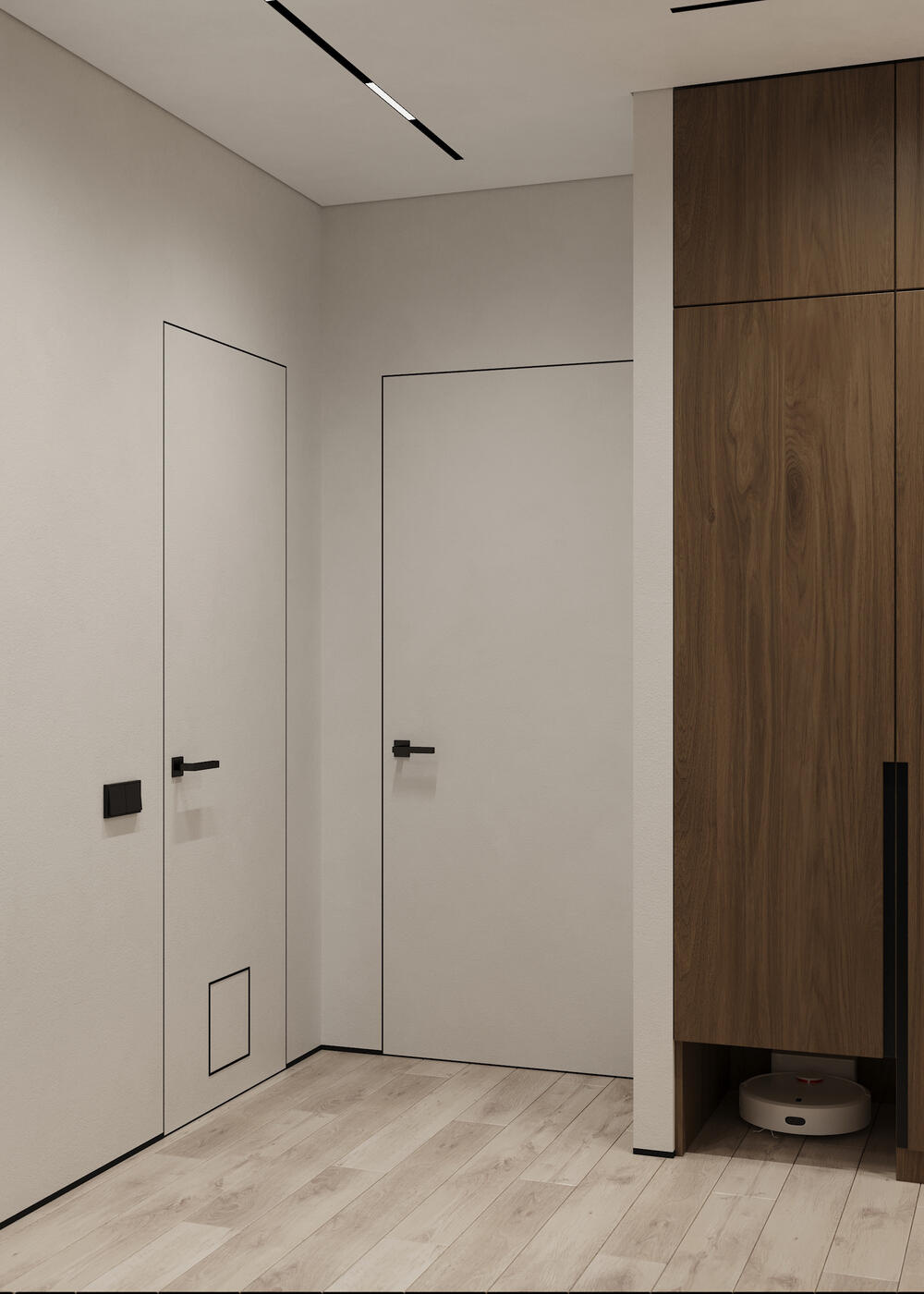 Дизайн-проект квартиры в ЖК «Riviera Club (Ривьера Клаб)» в стиле современный минимализм