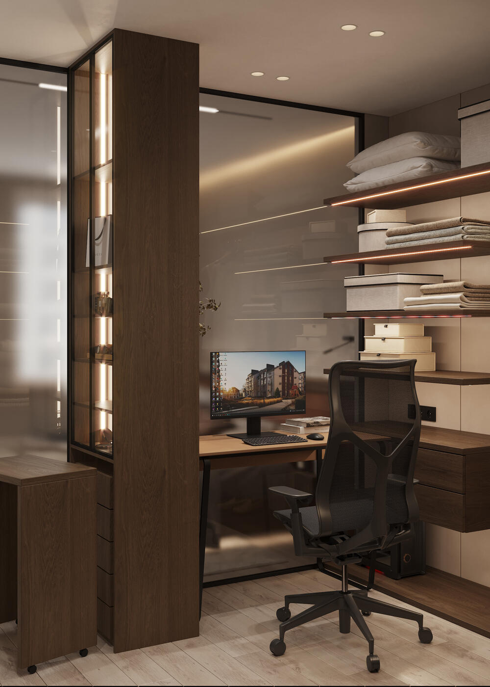 Дизайн-проект квартиры в ЖК «Riviera Club (Ривьера Клаб)» в стиле современный минимализм