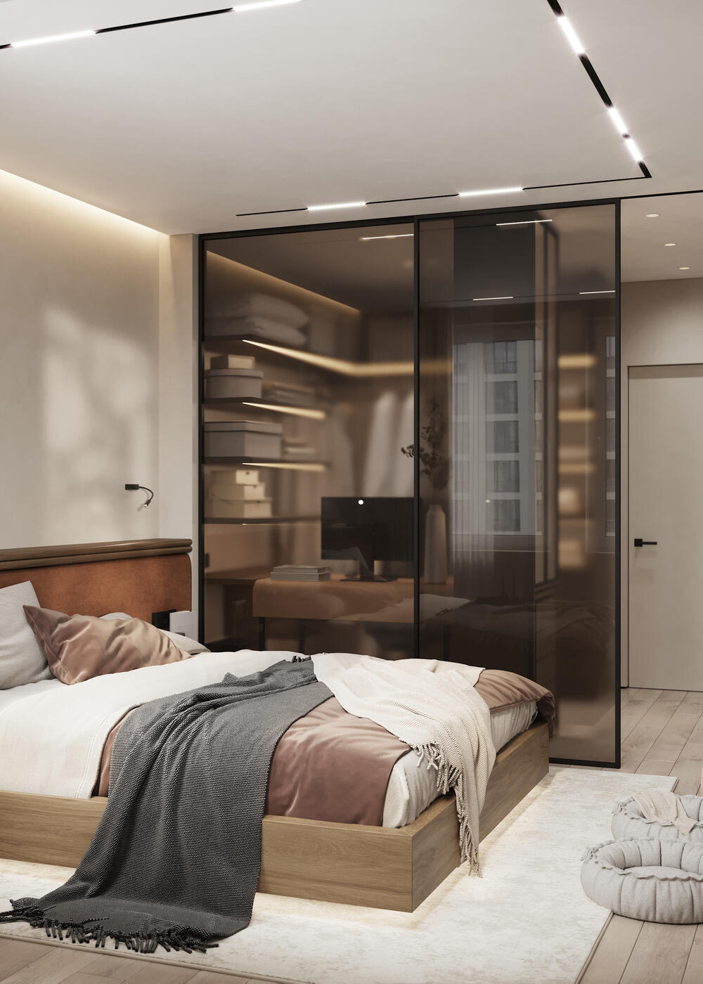 Дизайн-проект квартиры в ЖК «Riviera Club (Ривьера Клаб)» в стиле современный минимализм