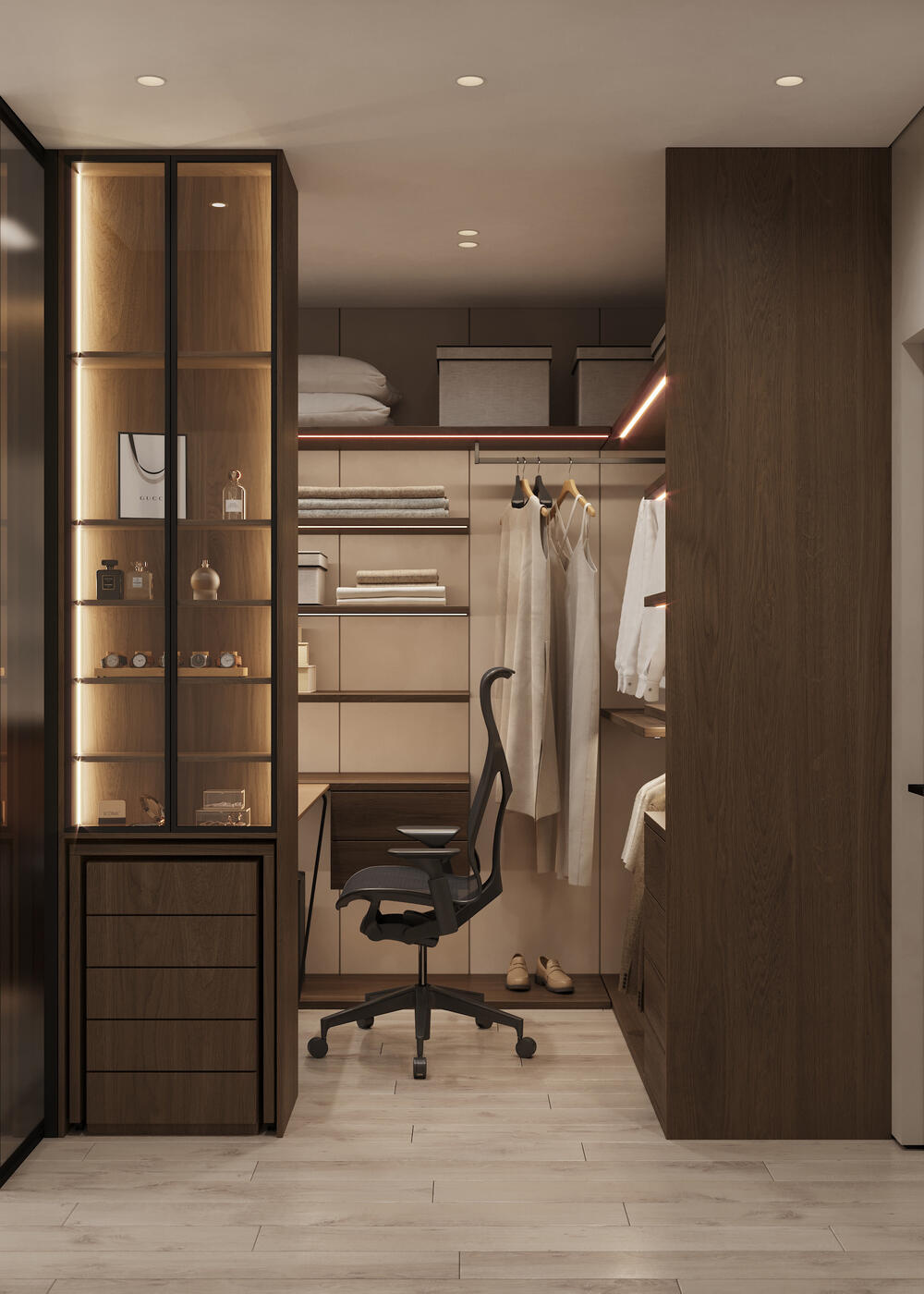 Дизайн-проект квартиры в ЖК «Riviera Club (Ривьера Клаб)» в стиле современный минимализм