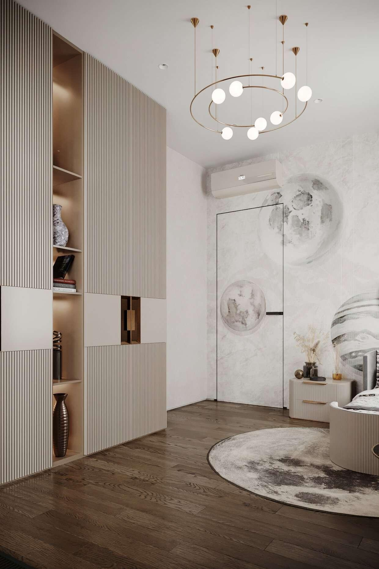 Дизайн интерьера квартиры в ЖК «Апарт-комплекс ZOOM на Неве» в современном стиле