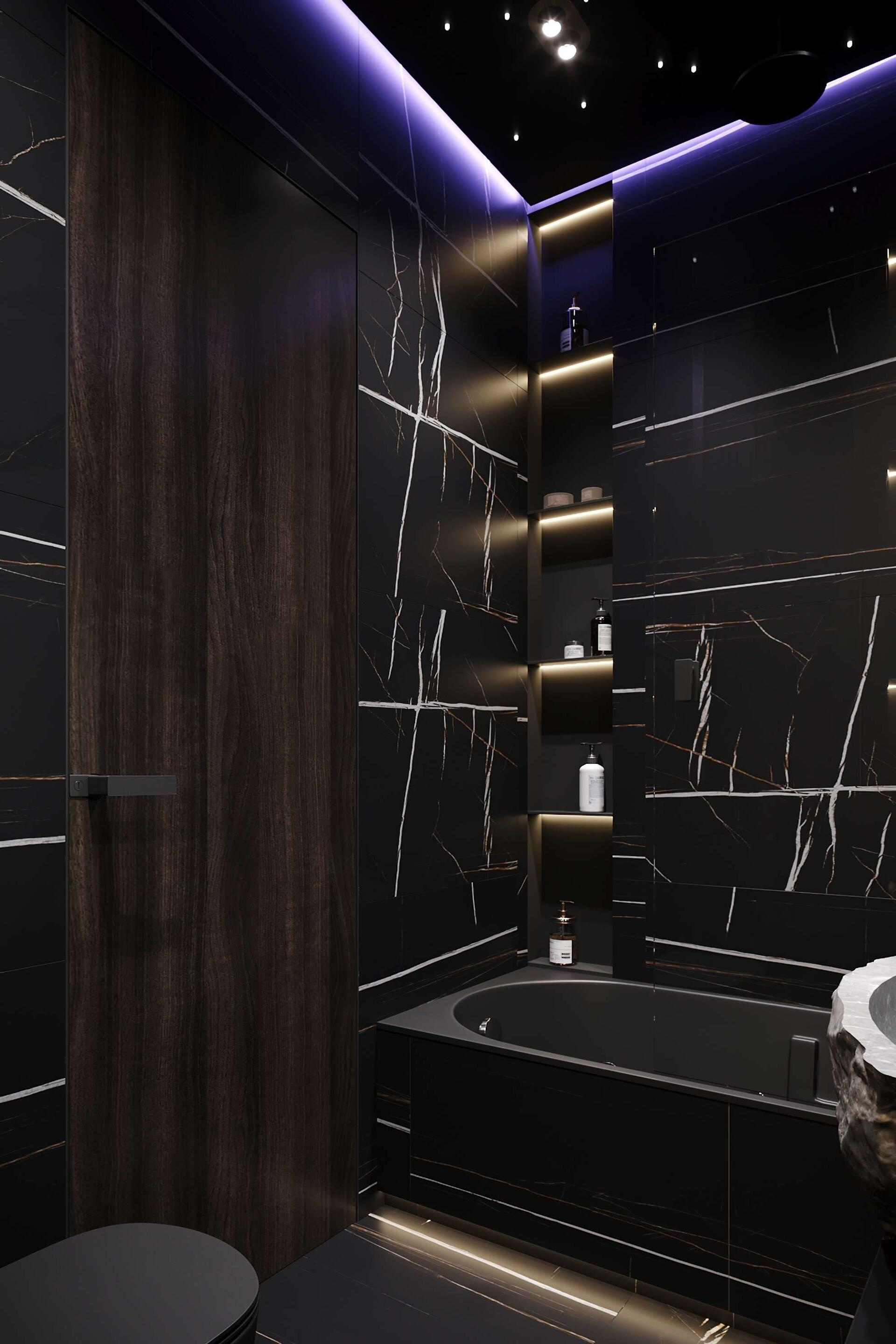 Дизайн интерьера квартиры в ЖК «Апарт-комплекс ZOOM на Неве» в современном стиле