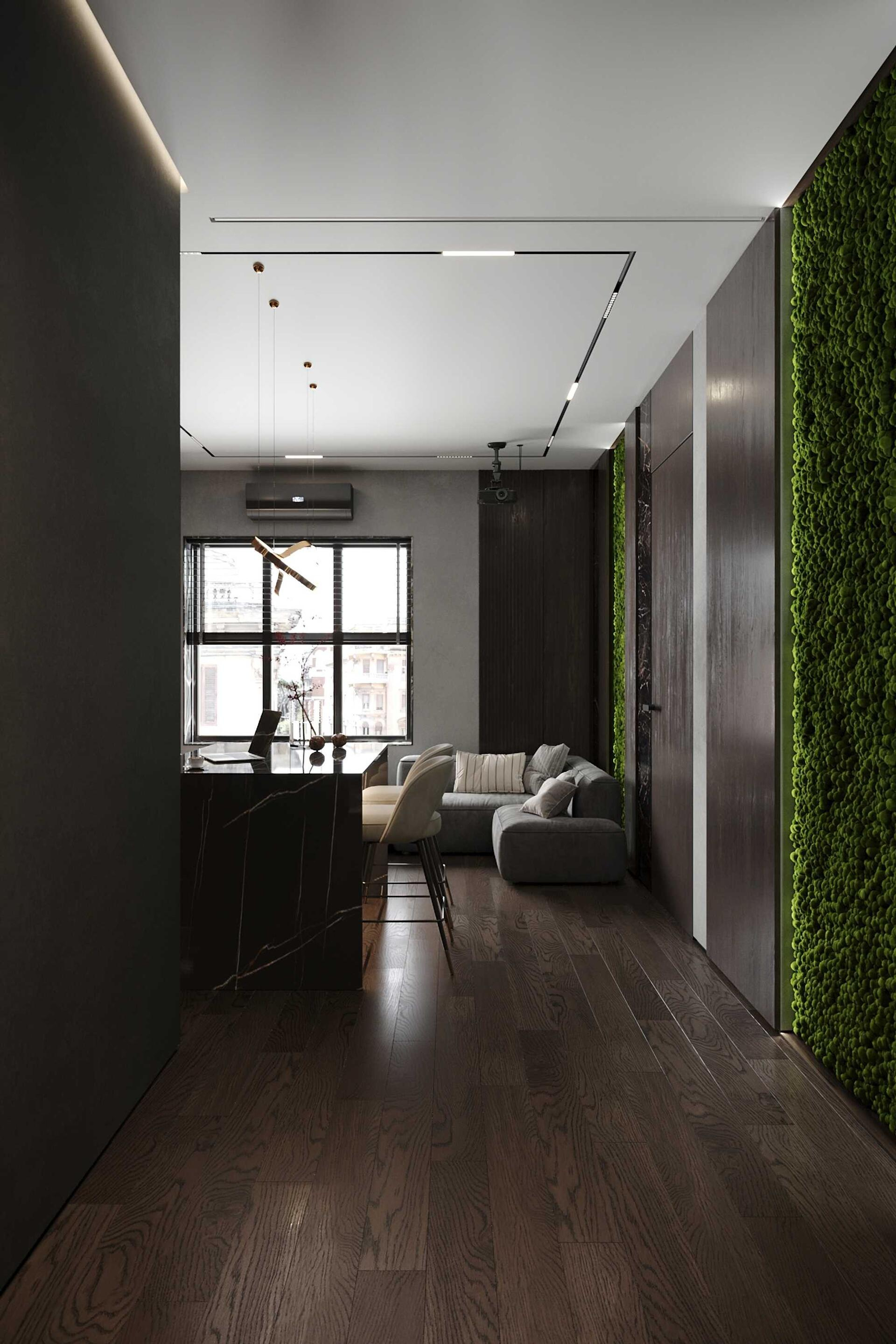 Дизайн интерьера квартиры в ЖК «Апарт-комплекс ZOOM на Неве» в современном стиле