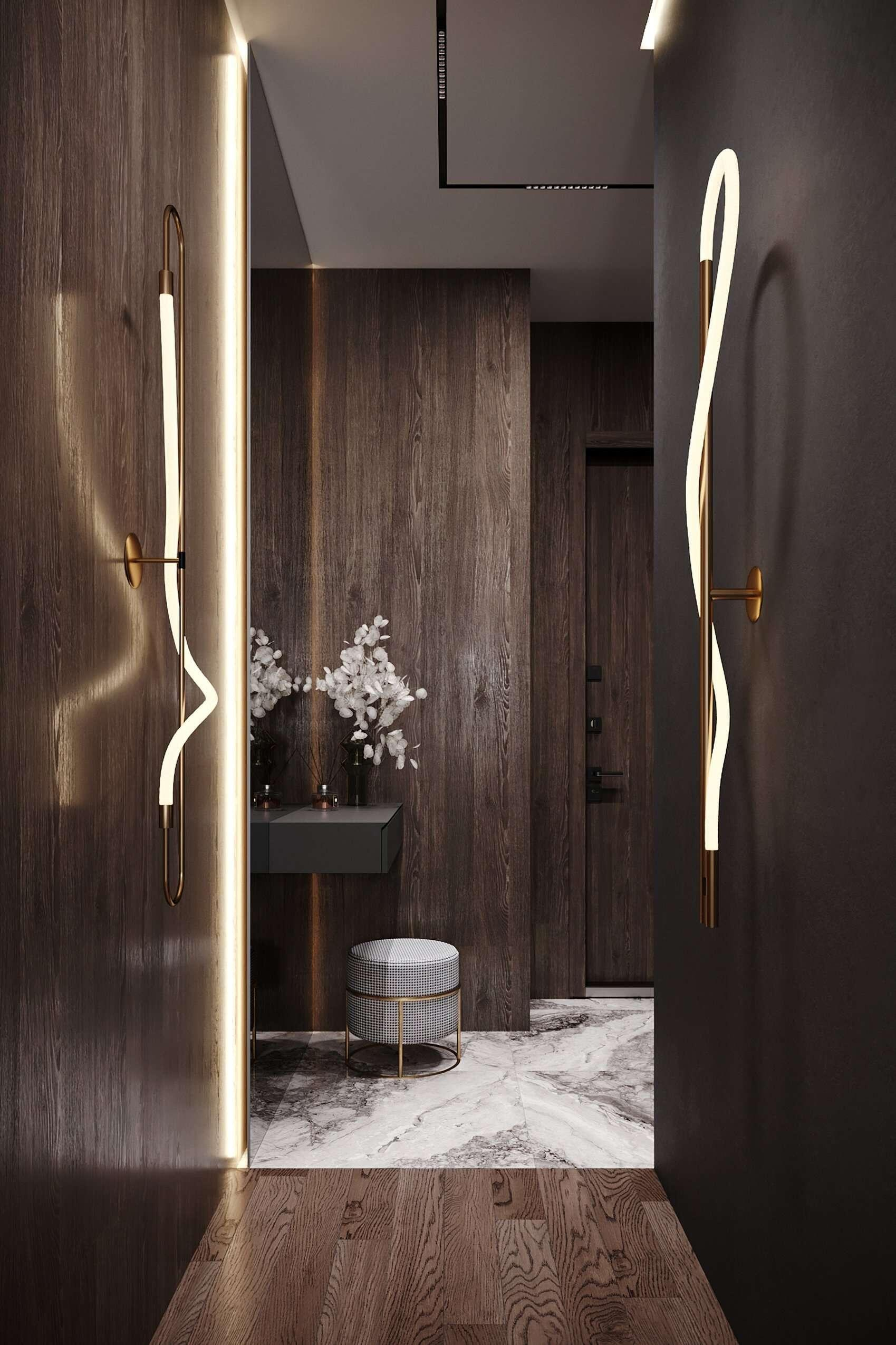 Дизайн интерьера квартиры в ЖК «Апарт-комплекс ZOOM на Неве» в современном стиле