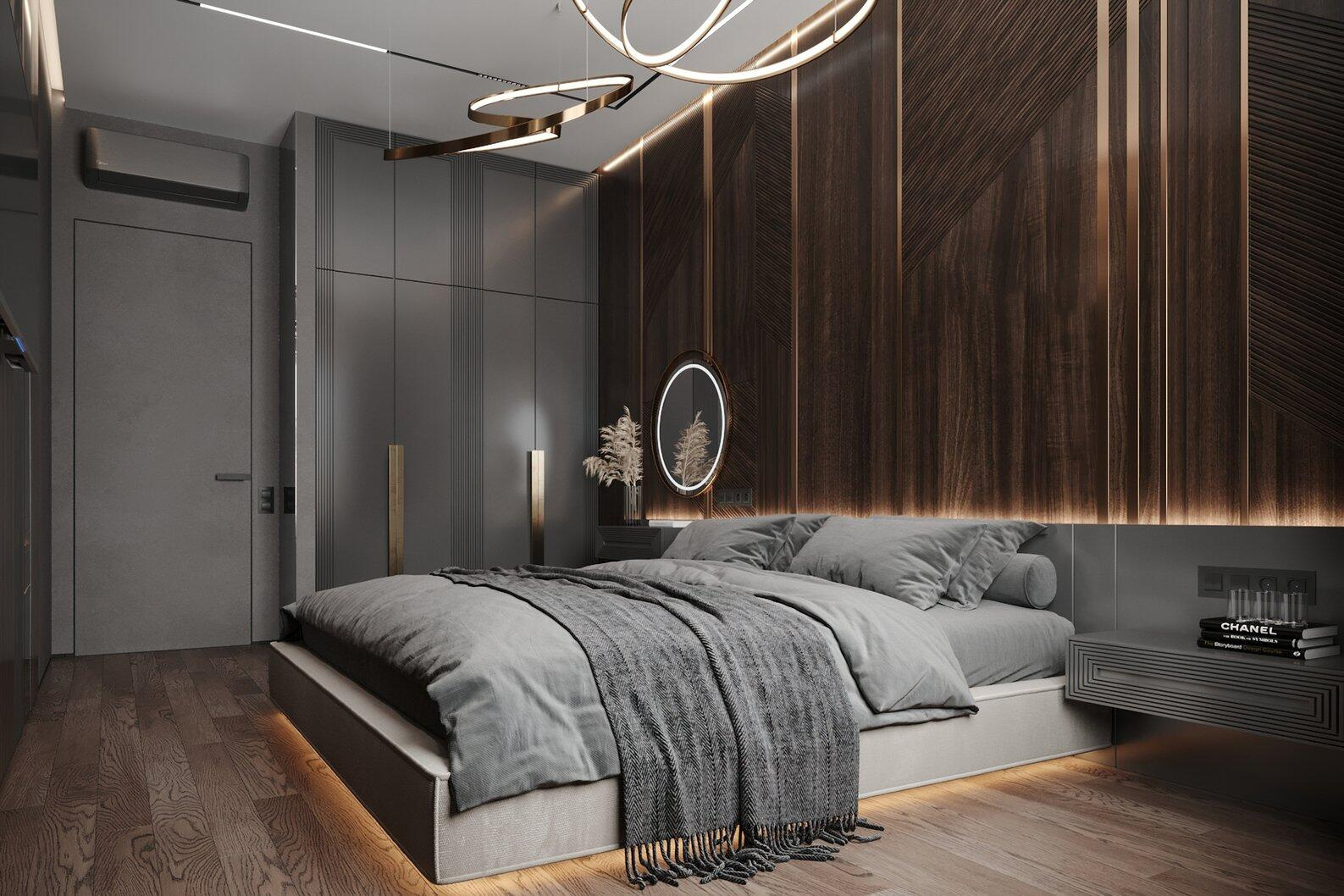 Дизайн интерьера квартиры в ЖК «Апарт-комплекс ZOOM на Неве» в современном стиле