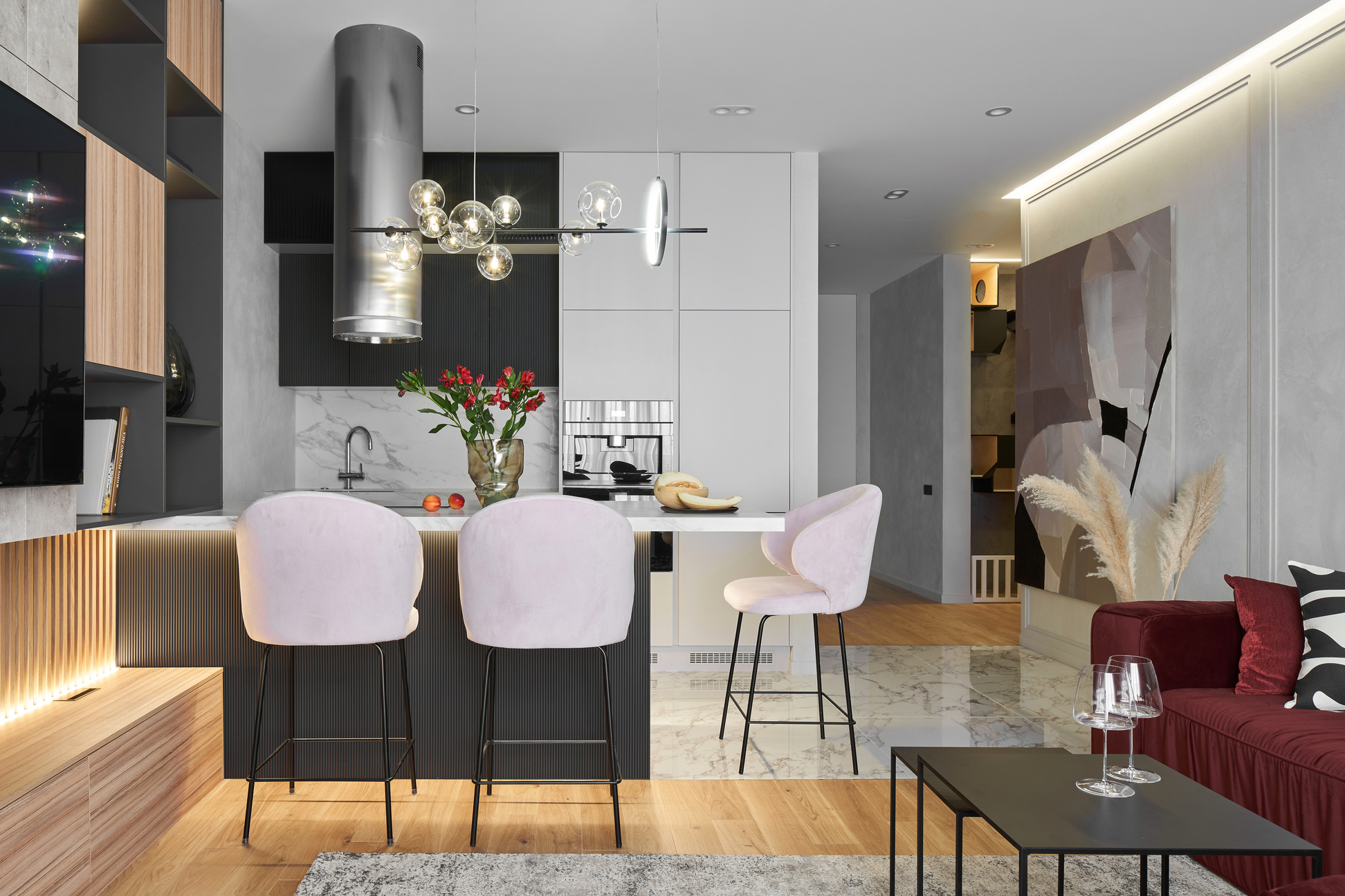 Дизайн-проект квартиры в ЖК «Новоселье: Городские кварталы» в современном стиле