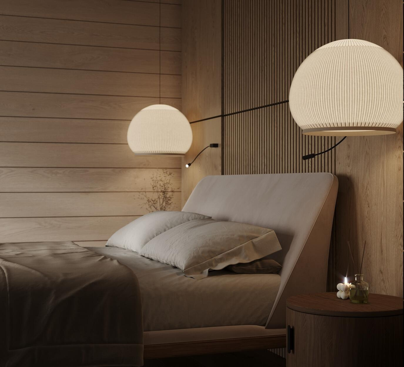 Дизайн интерьера дома в КП Образ Жизни «Лесная деревня» в стиле джапанди