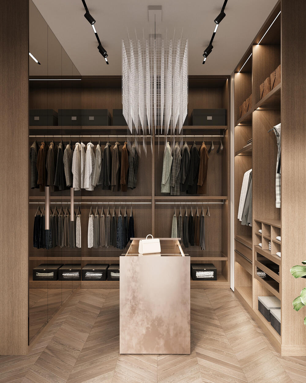 Дизайн интерьера квартиры в ЖК «ID Парк Победы» в стиле неоклассика