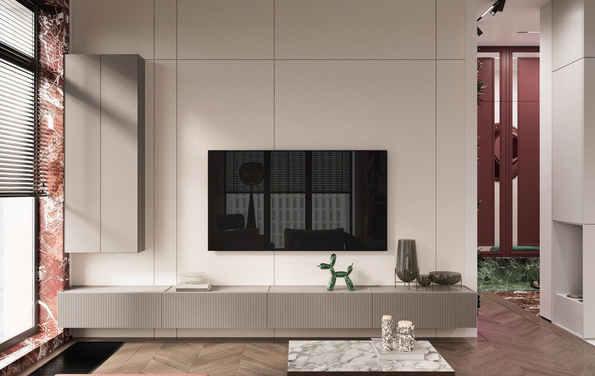 Дизайн интерьера квартиры в ЖК «ID Парк Победы» в стиле неоклассика