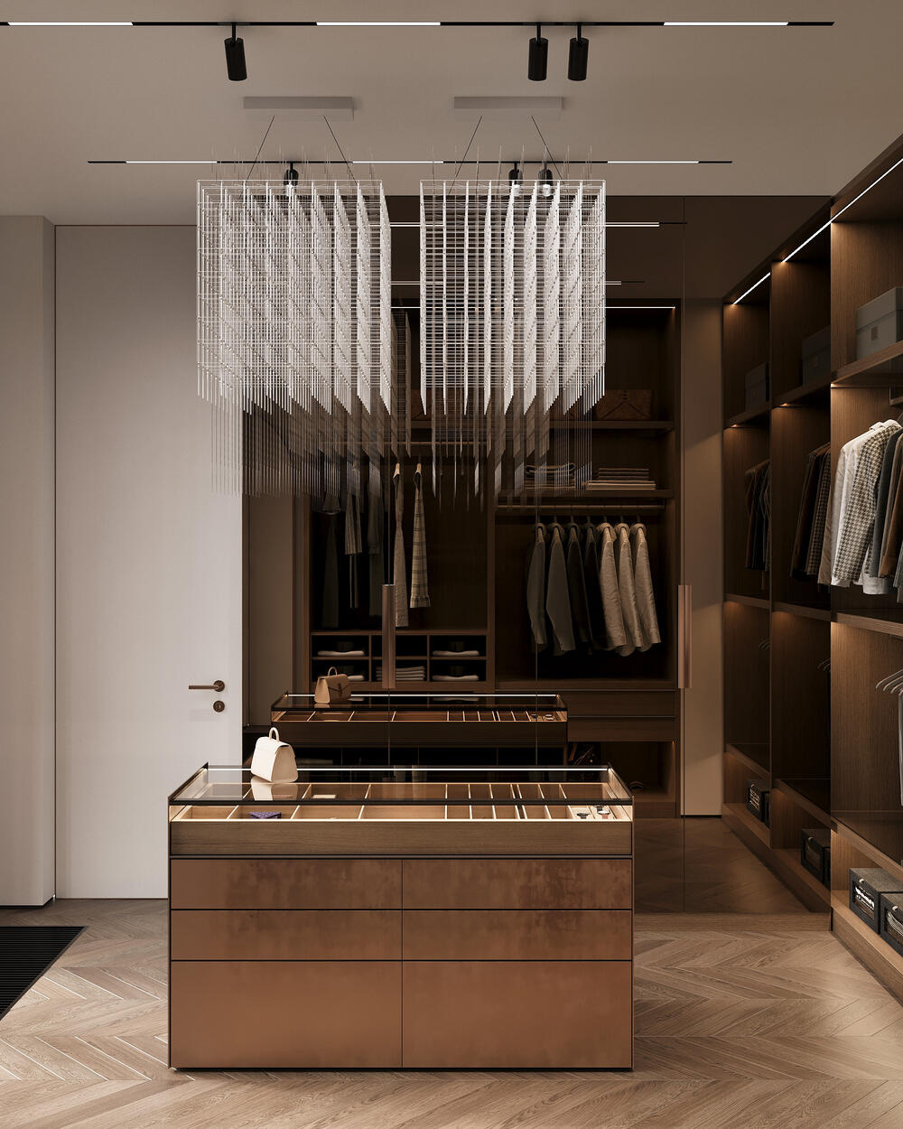 Дизайн интерьера квартиры в ЖК «ID Парк Победы» в стиле неоклассика