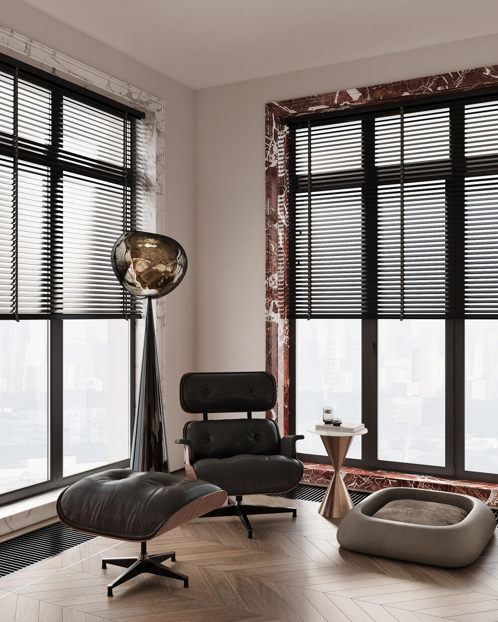 Дизайн интерьера квартиры в ЖК «ID Парк Победы» в стиле неоклассика