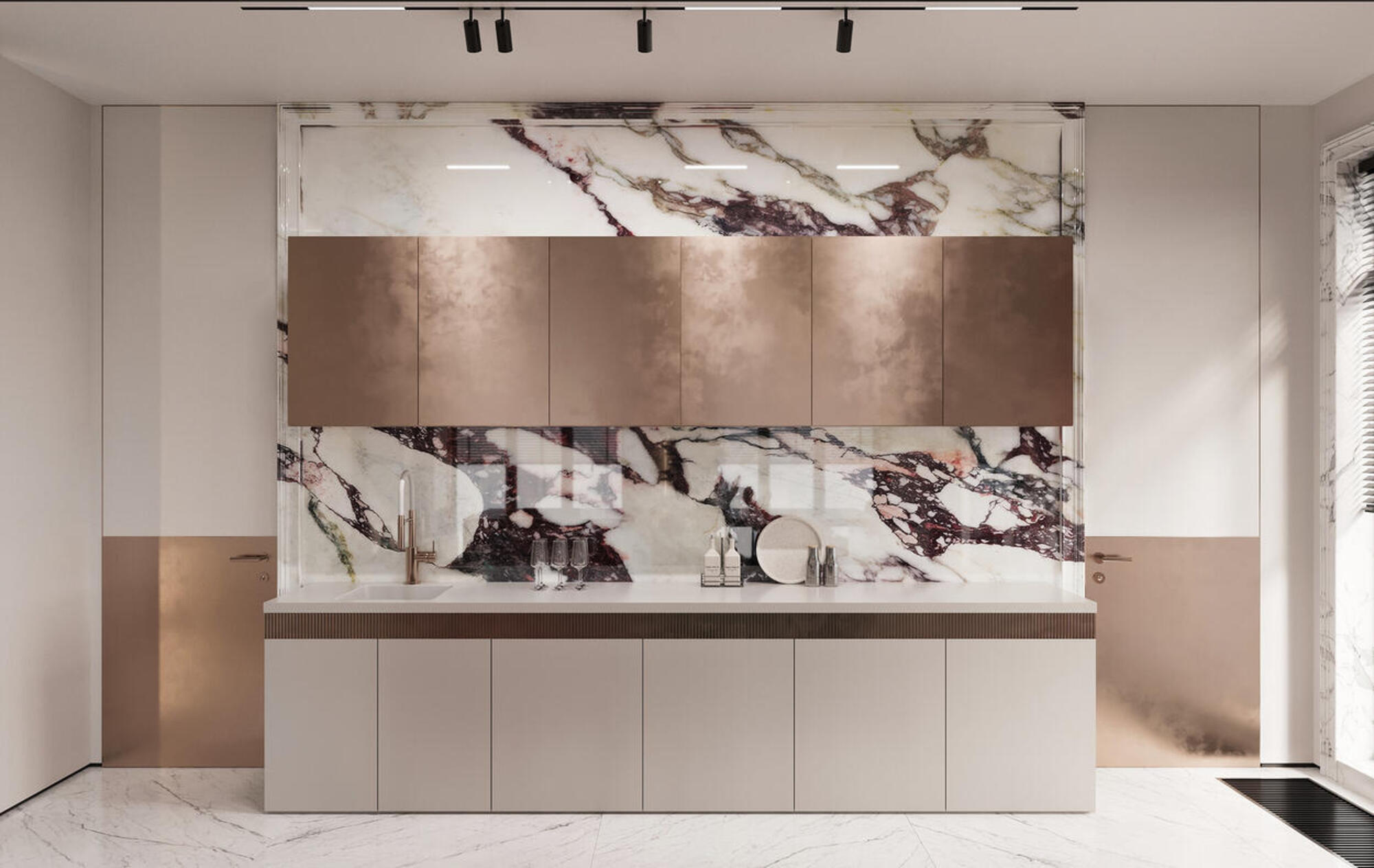 Дизайн интерьера квартиры в ЖК «ID Парк Победы» в стиле неоклассика