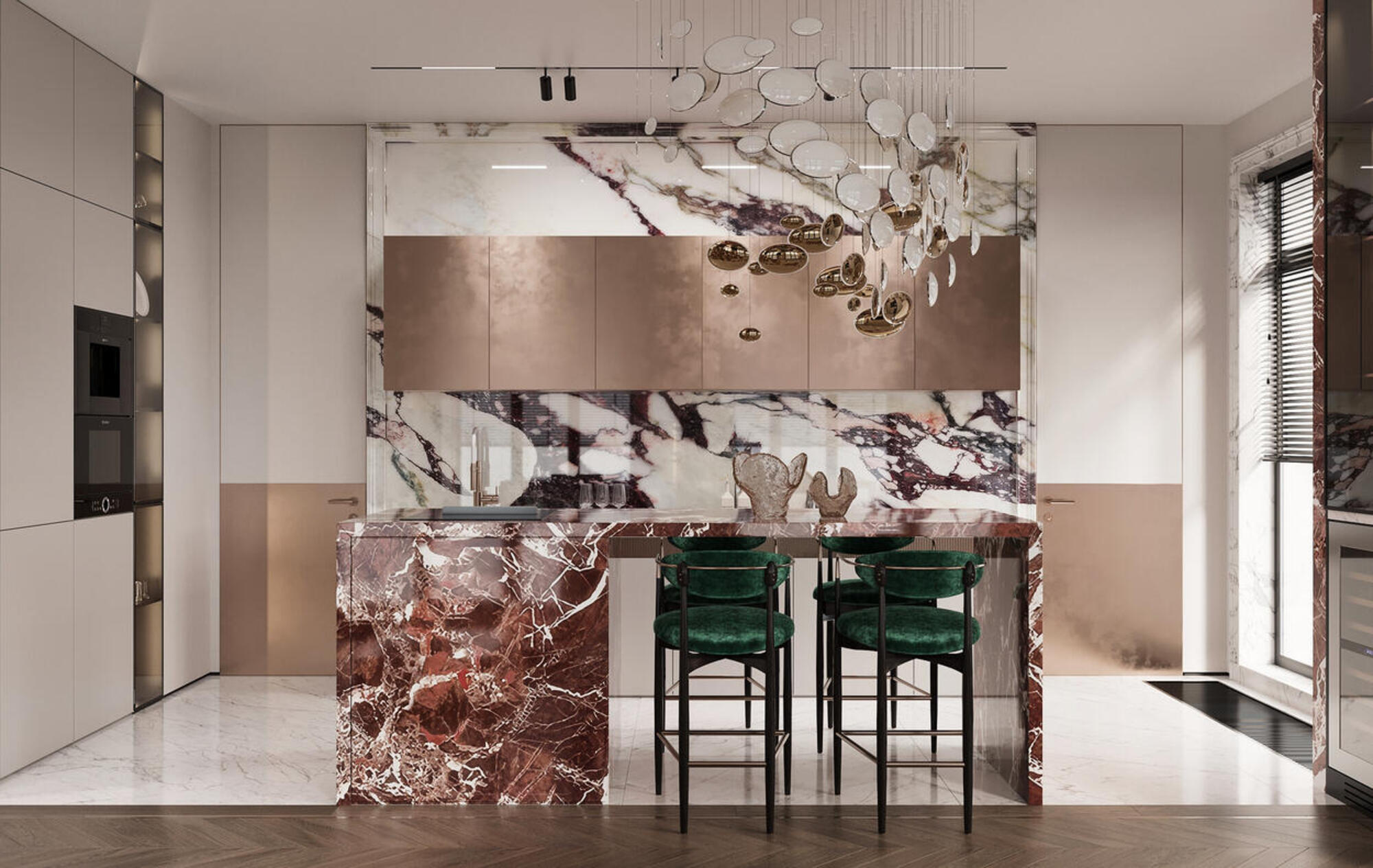 Дизайн интерьера квартиры в ЖК «ID Парк Победы» в стиле неоклассика