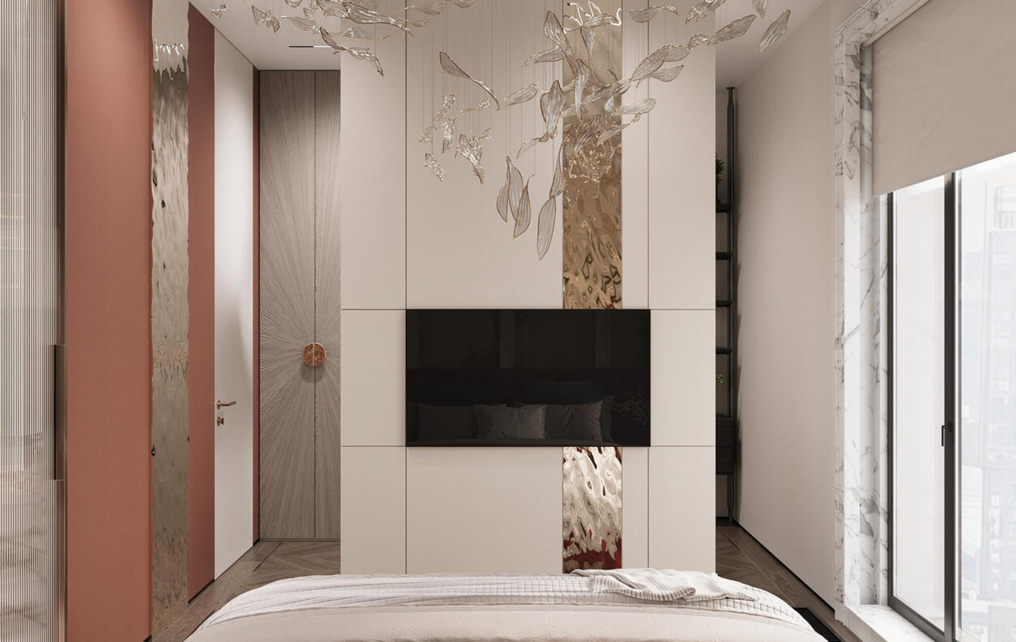 Дизайн интерьера квартиры в ЖК «ID Парк Победы» в стиле неоклассика