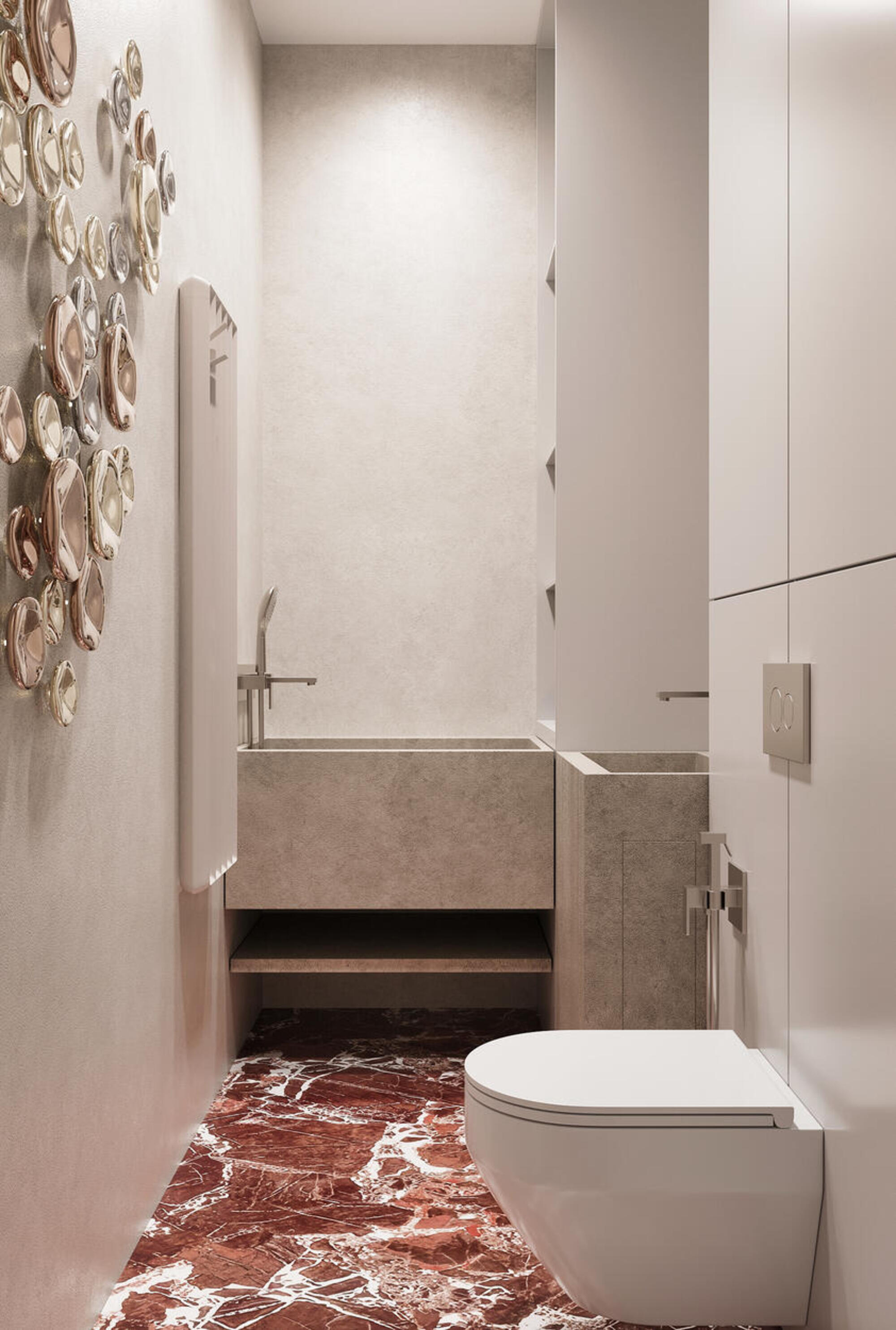 Дизайн интерьера квартиры в ЖК «ID Парк Победы» в стиле неоклассика