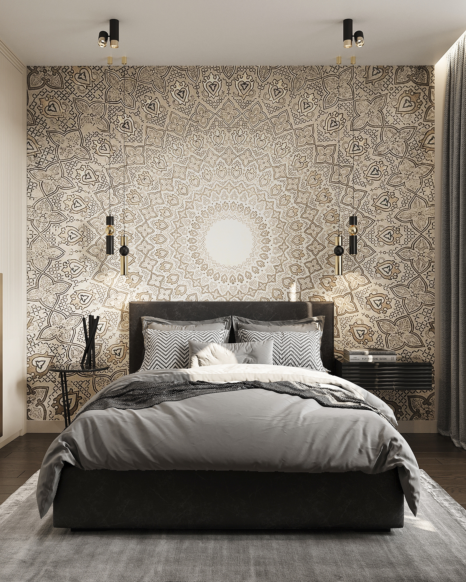 Дизайн-проект квартиры в ЖК «Level Бауманская» в стиле ар-деко