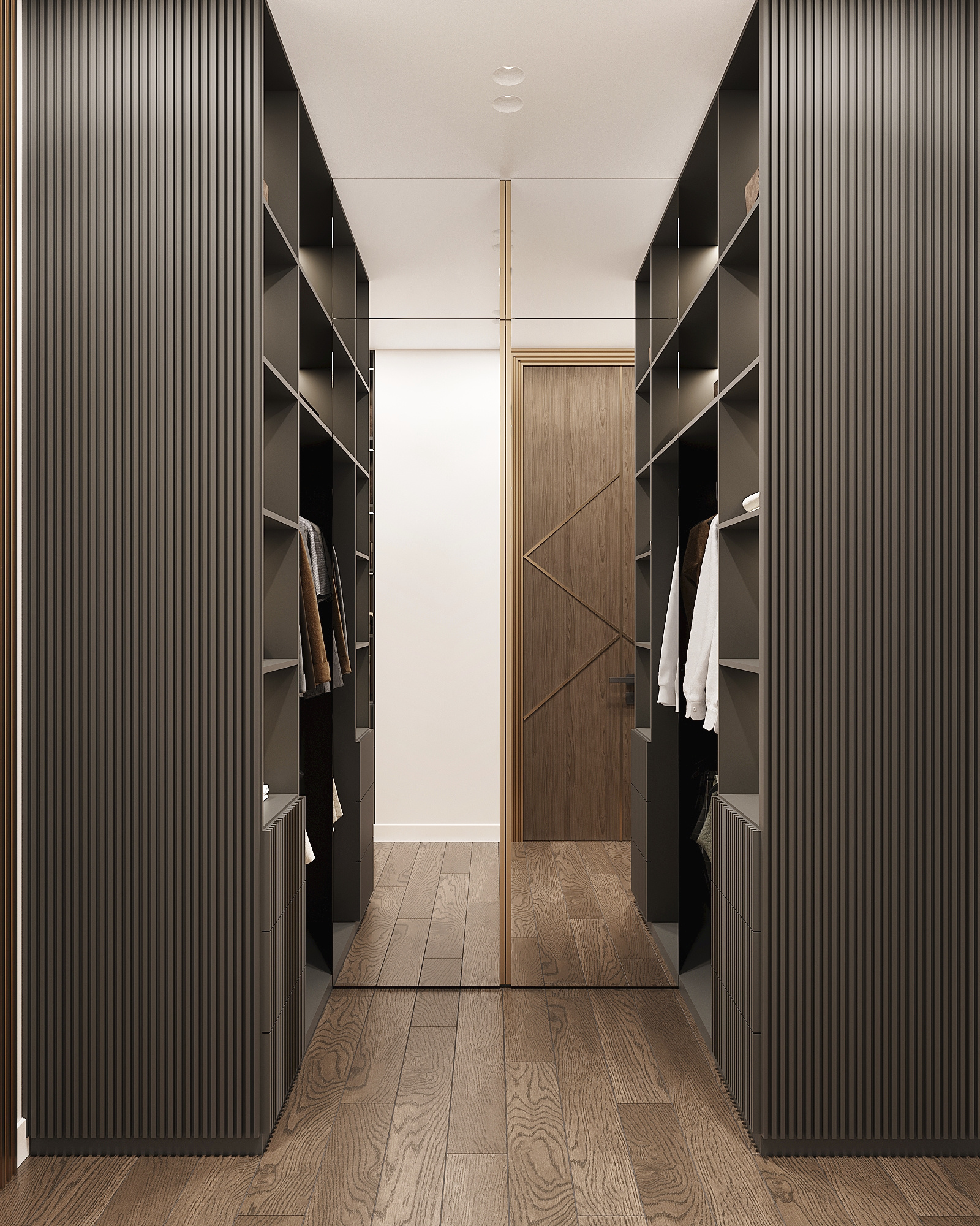 Дизайн-проект квартиры в ЖК «Level Бауманская» в стиле ар-деко