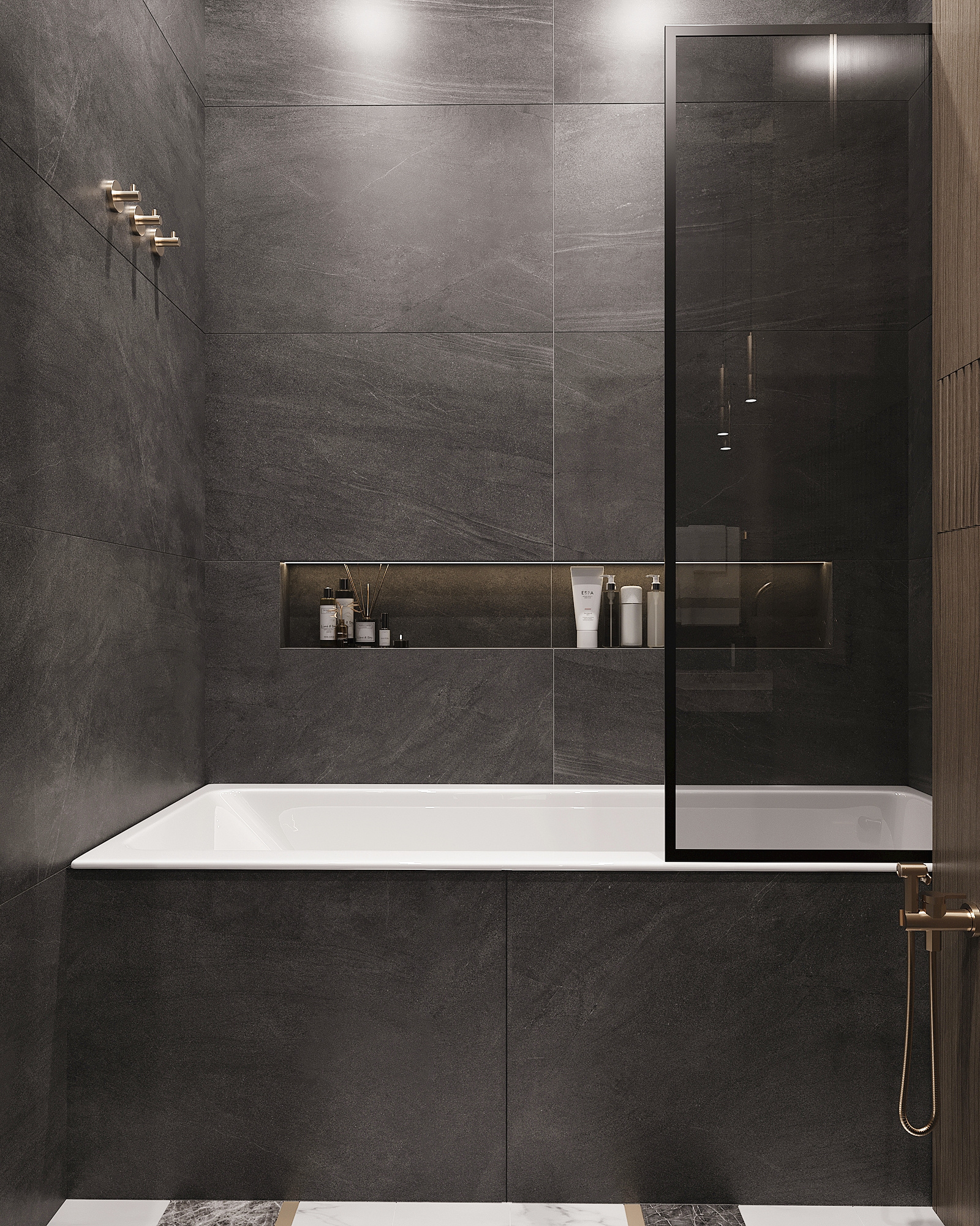 Дизайн-проект квартиры в ЖК «Level Бауманская» в стиле ар-деко